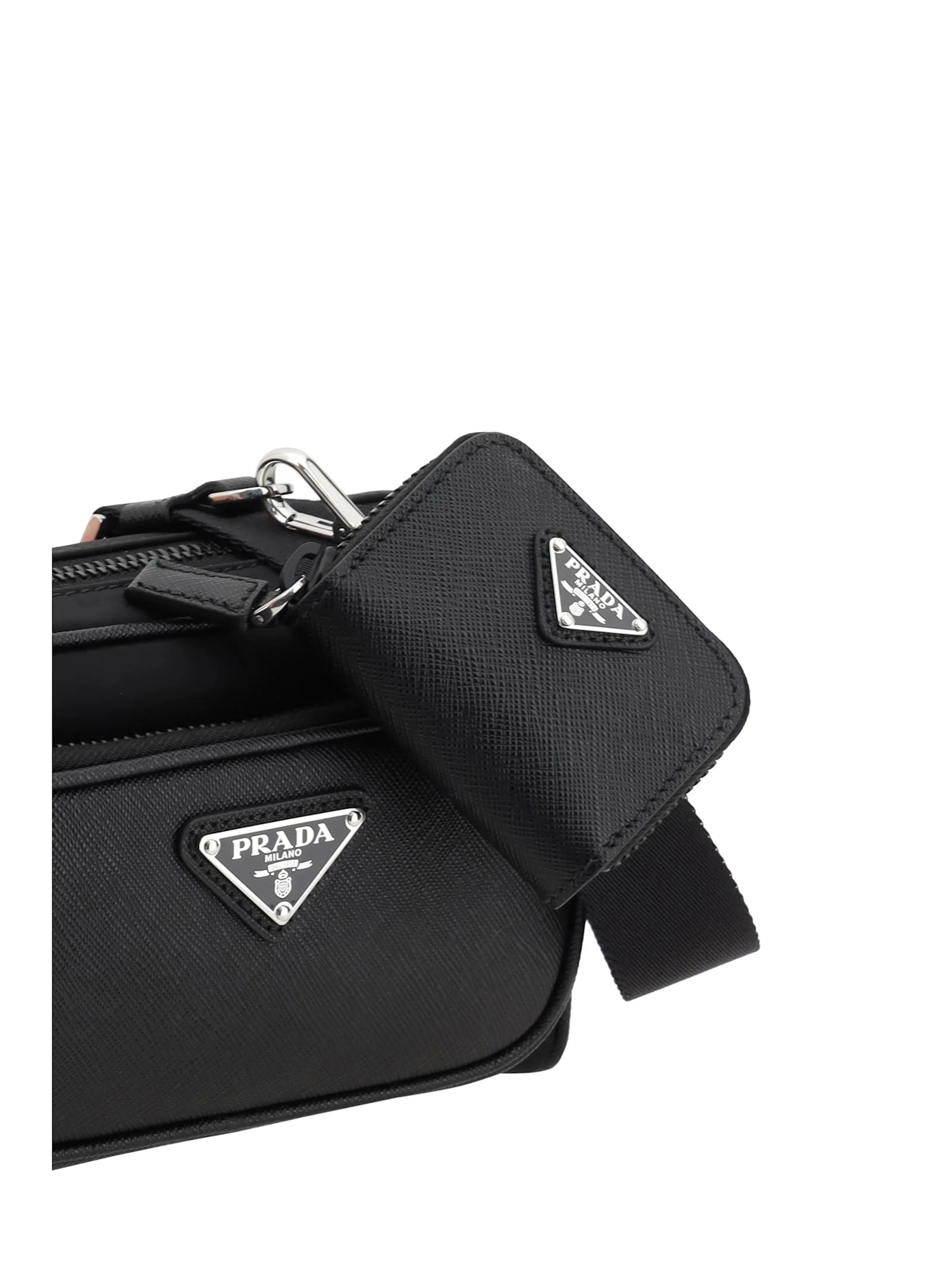 Prada Leather Shoulder Bag - Nero - Image 4