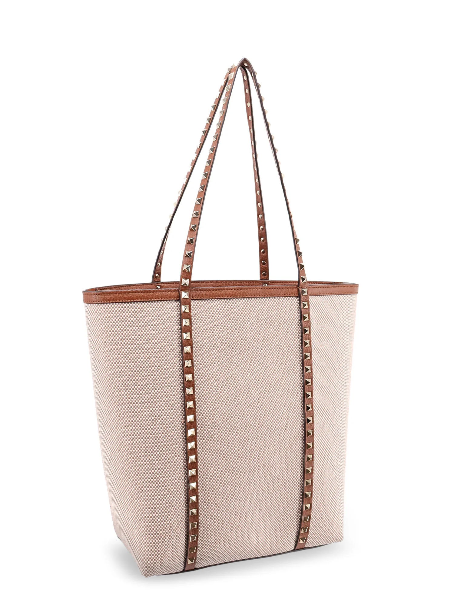 Valentino Garavani Rockstud Tote Bag - Brown - Image 3