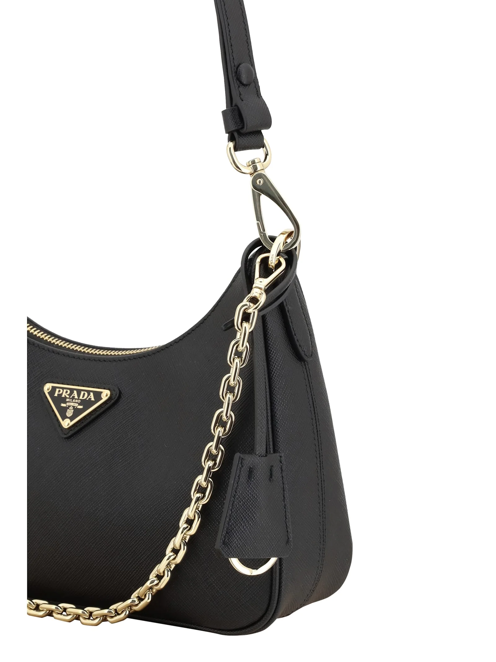 Prada Lux Shoulder Bag - Nero - Image 4