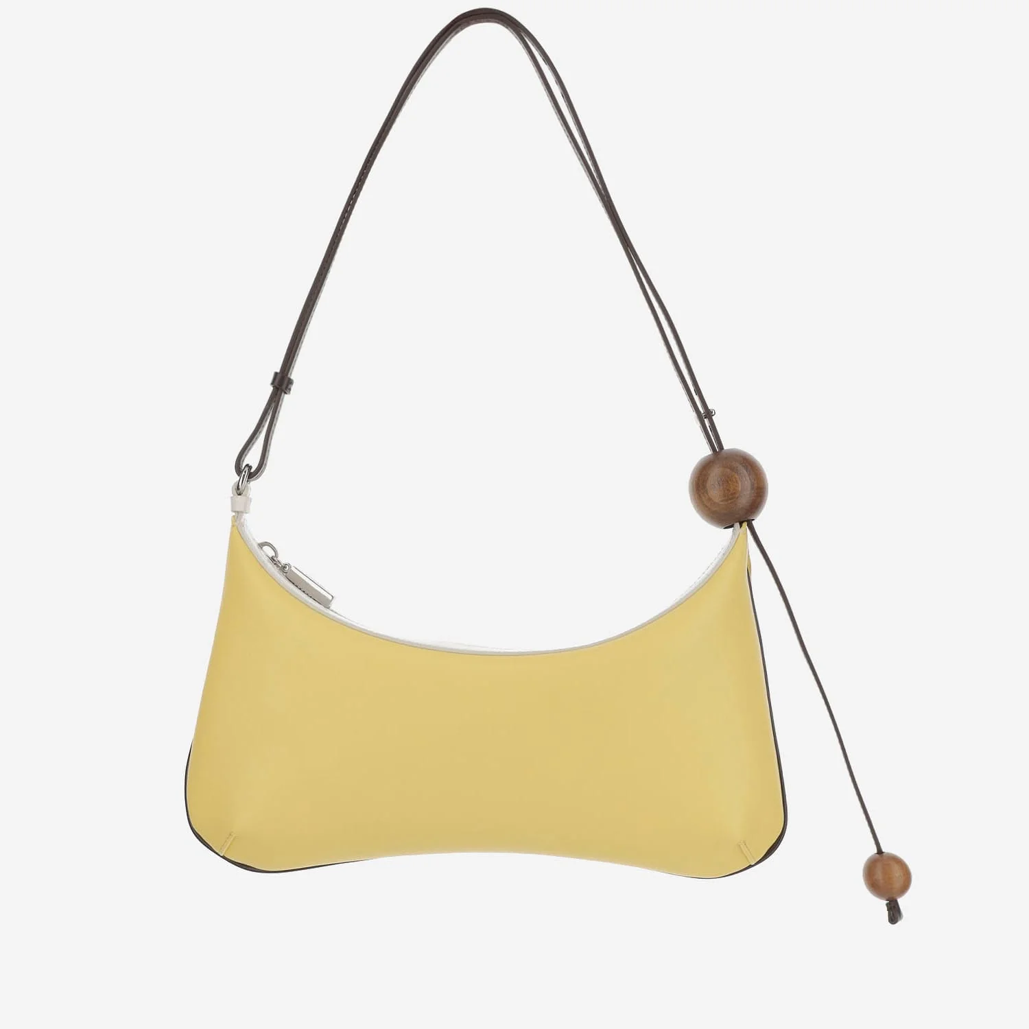 Jacquemus Le Grand Bisou Pearl Shoulder Bag - Yellow - Image 3