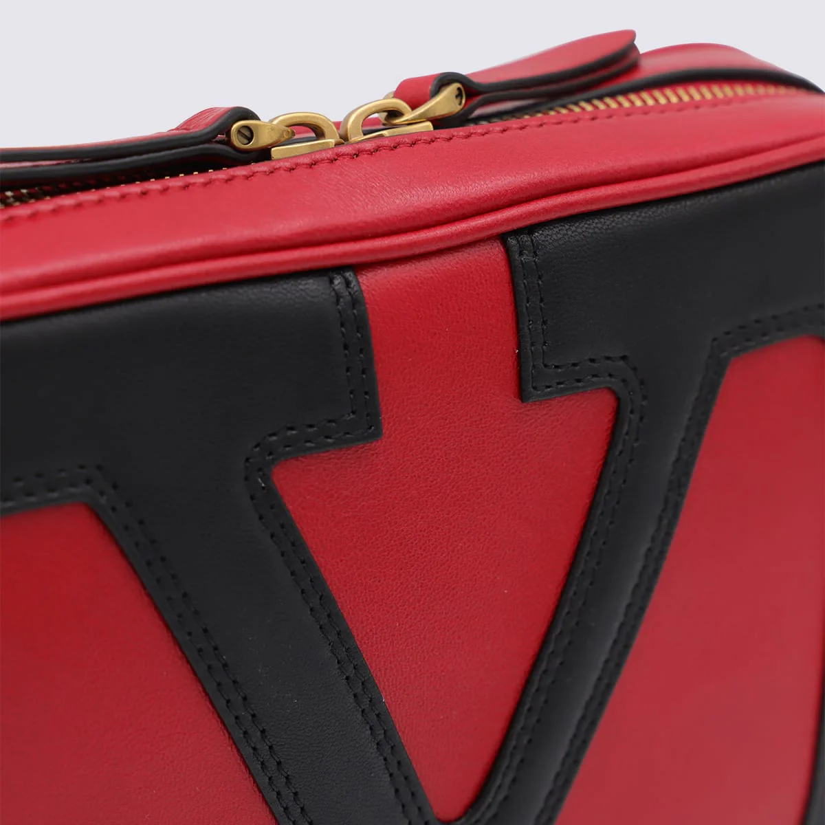 Valentino Garavani Crossbody Bag - Red/Black - Image 4