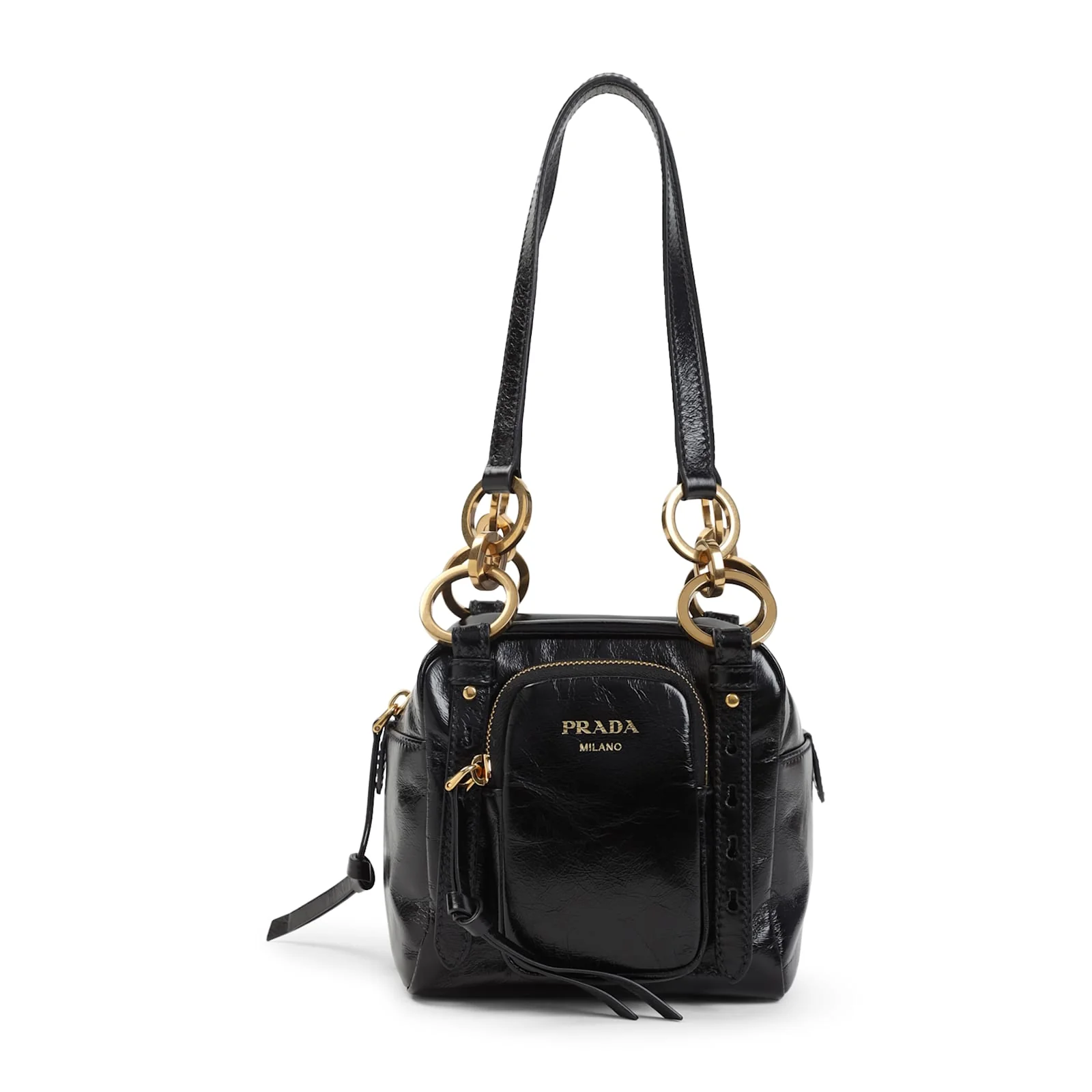 Prada Mini Dangle Handbag - Nero - Image 2