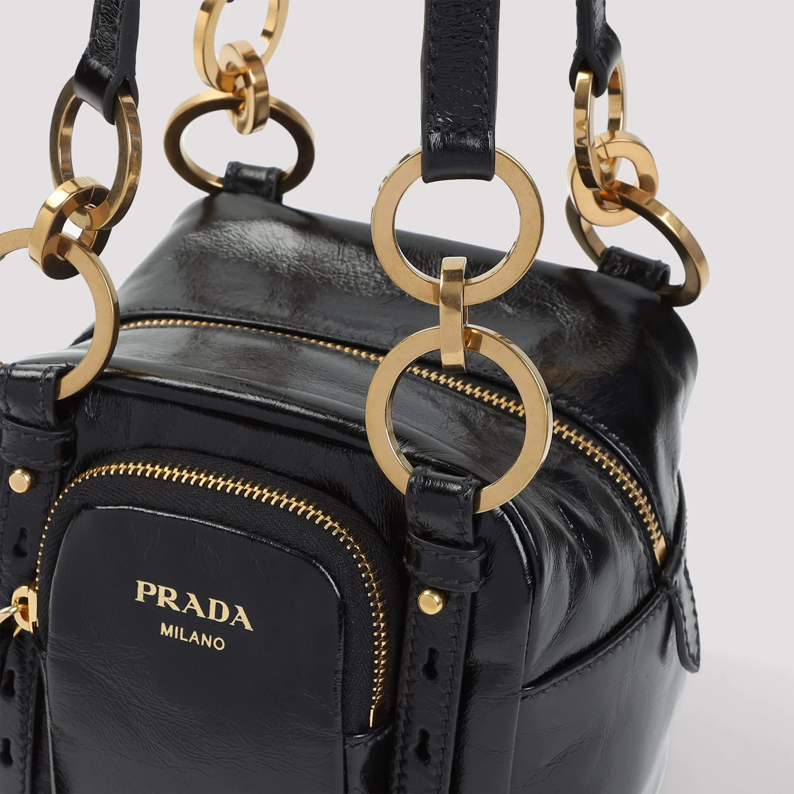 Prada Mini Dangle Handbag - Nero - Image 5