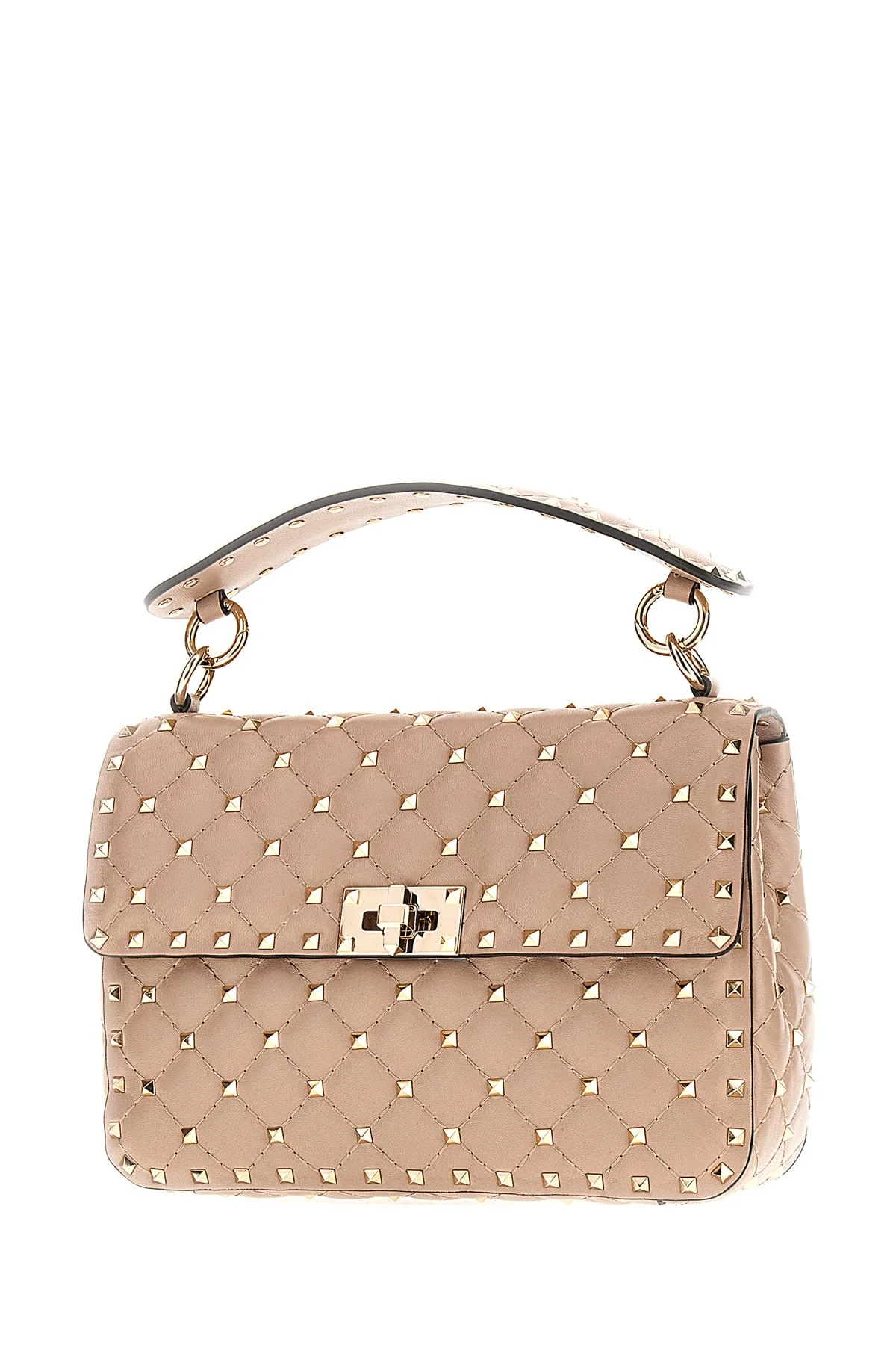Valentino Garavani Medium Rockstud Spike Handbag - Poudre - Image 2