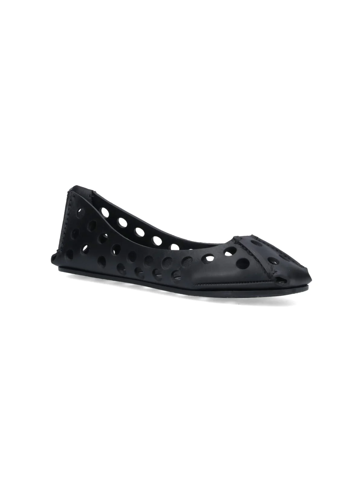 Alaia Leather Ballet Flats - Noir - Image 2