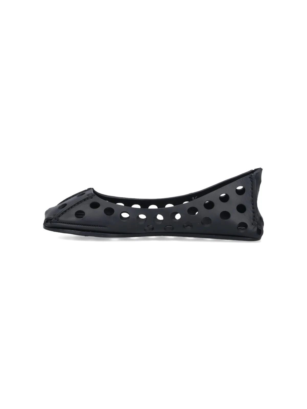 Alaia Leather Ballet Flats - Noir - Image 3