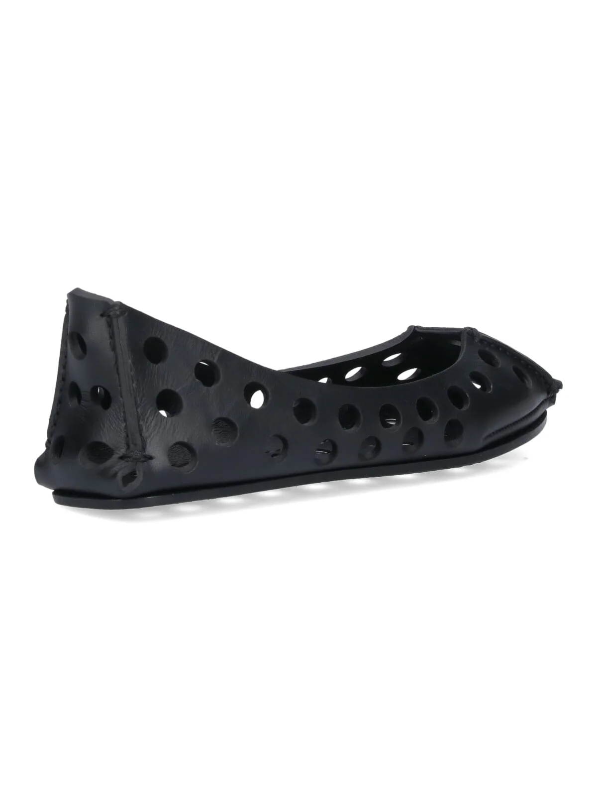 Alaia Leather Ballet Flats - Noir - Image 4
