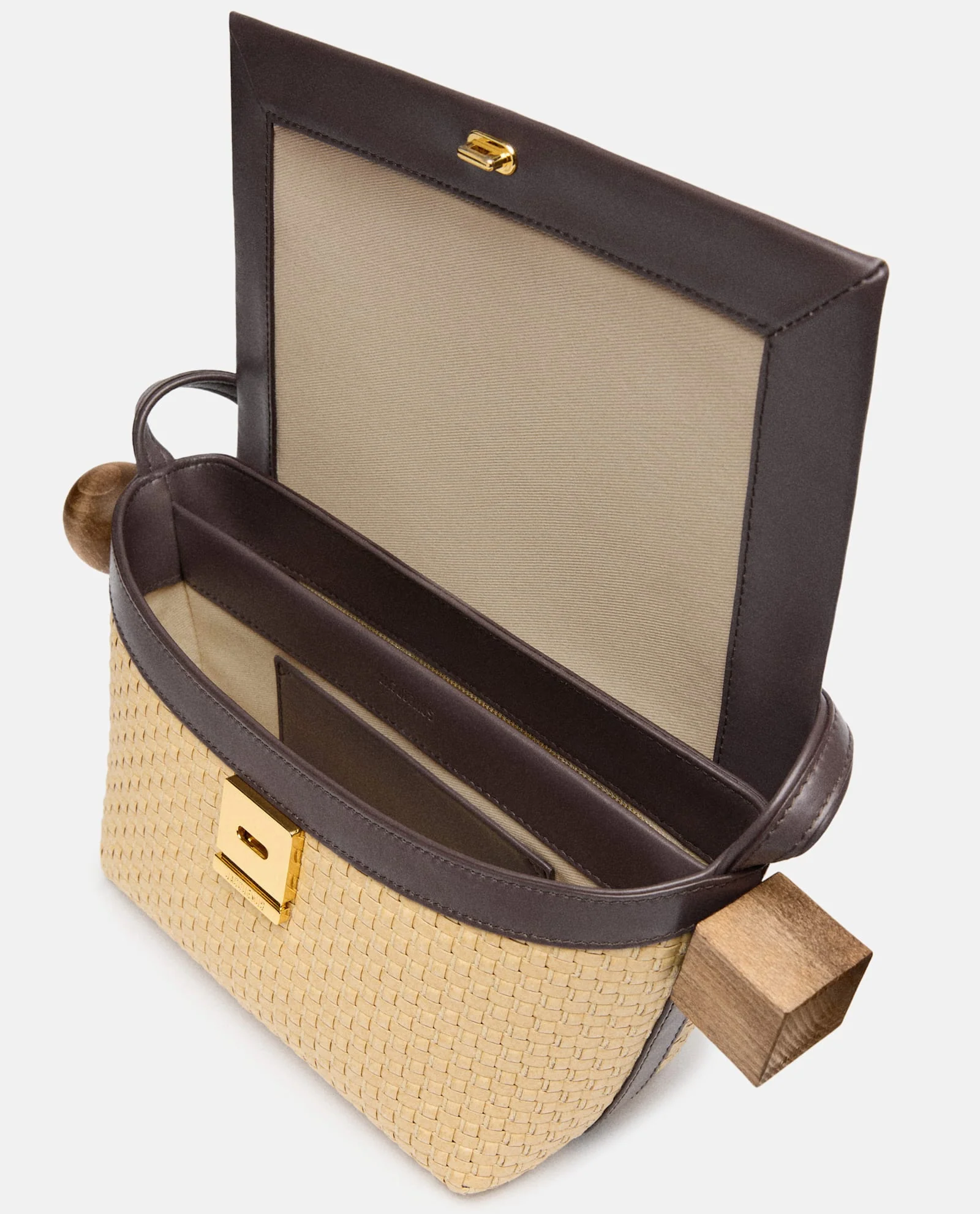 Jacquemus Le Rond Carre Shoulder Bag - Natural - Image 3