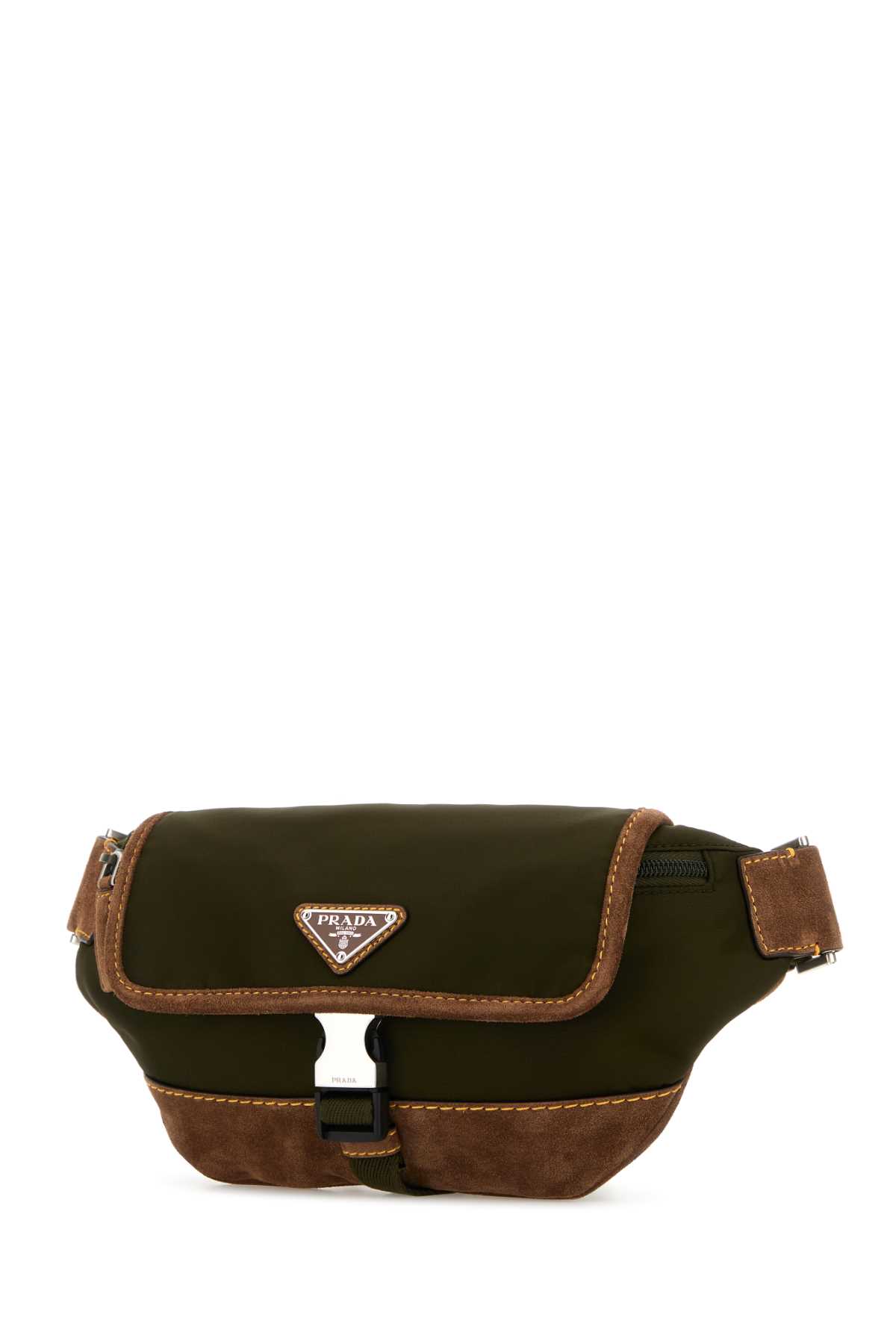 Prada Two-tone Re-nylon and Suede Belt Bag - Muschiocacao - Image 2