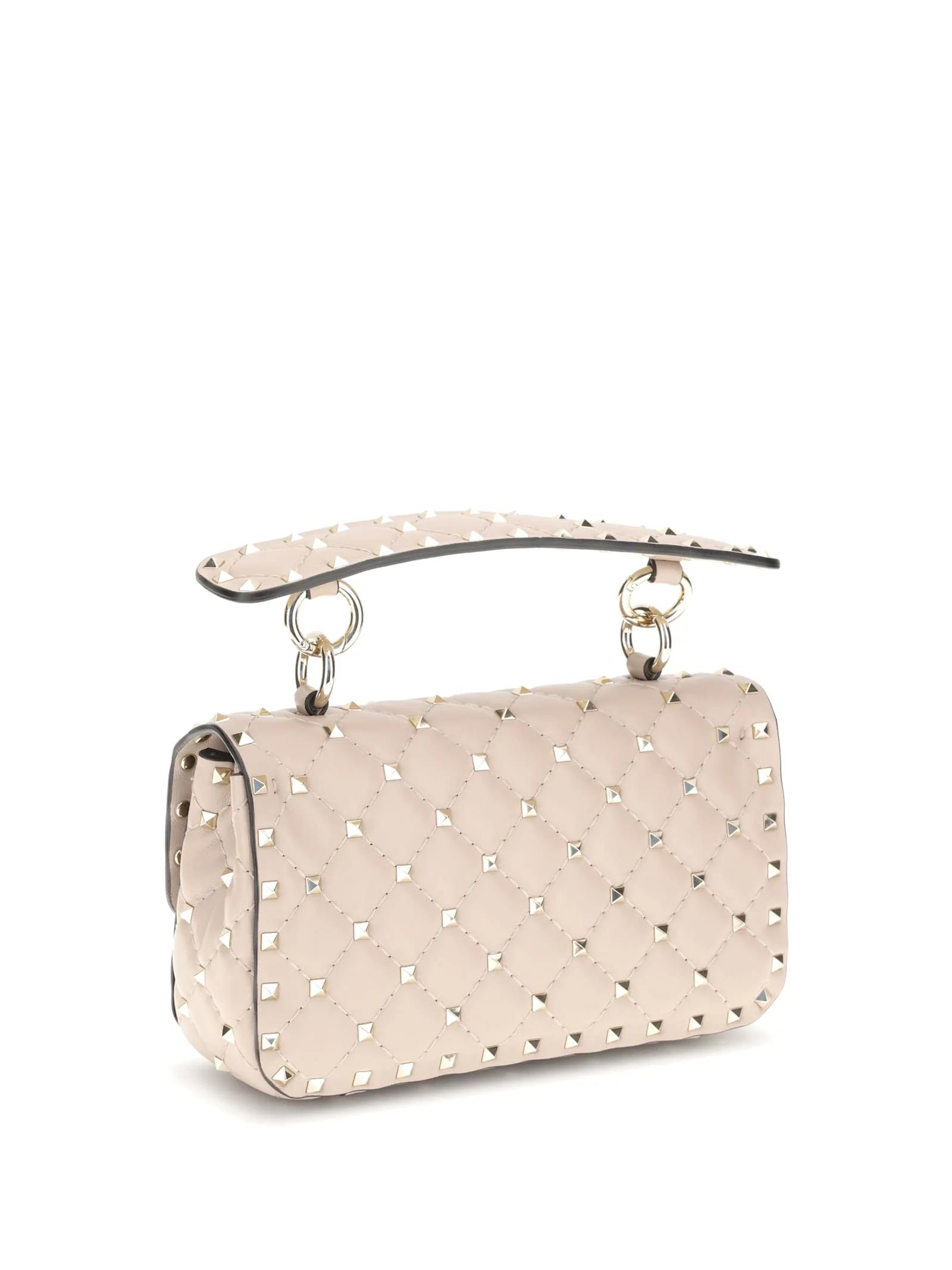 Valentino Garavani Small Leather Rockstud Spike Handbag - Image 3