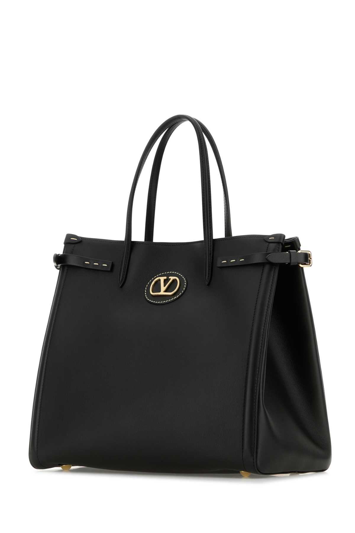 Valentino Garavani Antibes Shopping Tote Bag - Black - Image 2