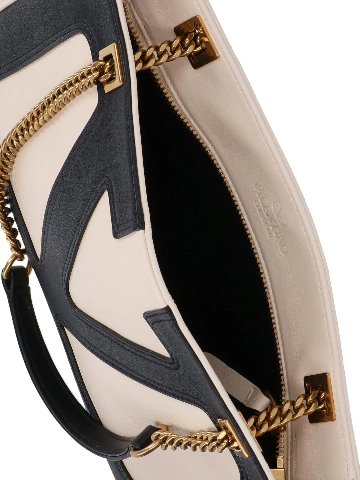 Valentino Garavani Viva Superstar Small Tote Bag - Butterwhitenero - Image 4
