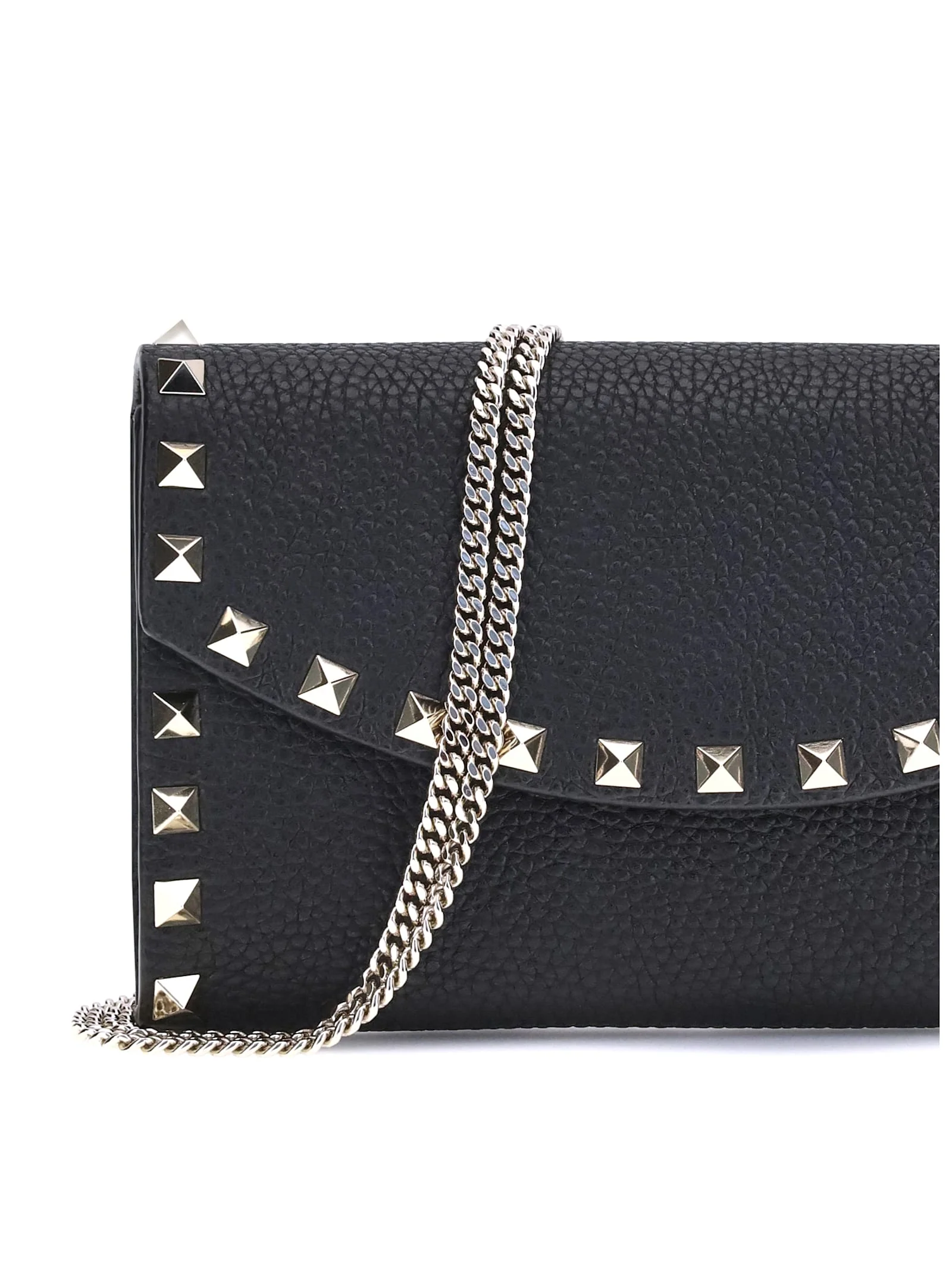 Valentino Garavani Rockstud Wallet with Strap - Image 4