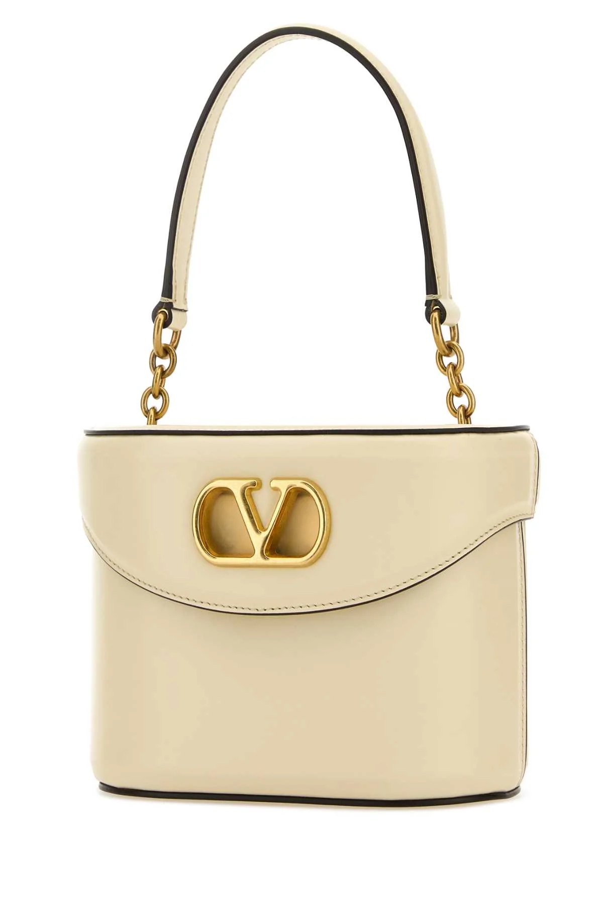 Valentino Garavani Vlogo Signature Bucket Bag - Butterwhite - Image 2