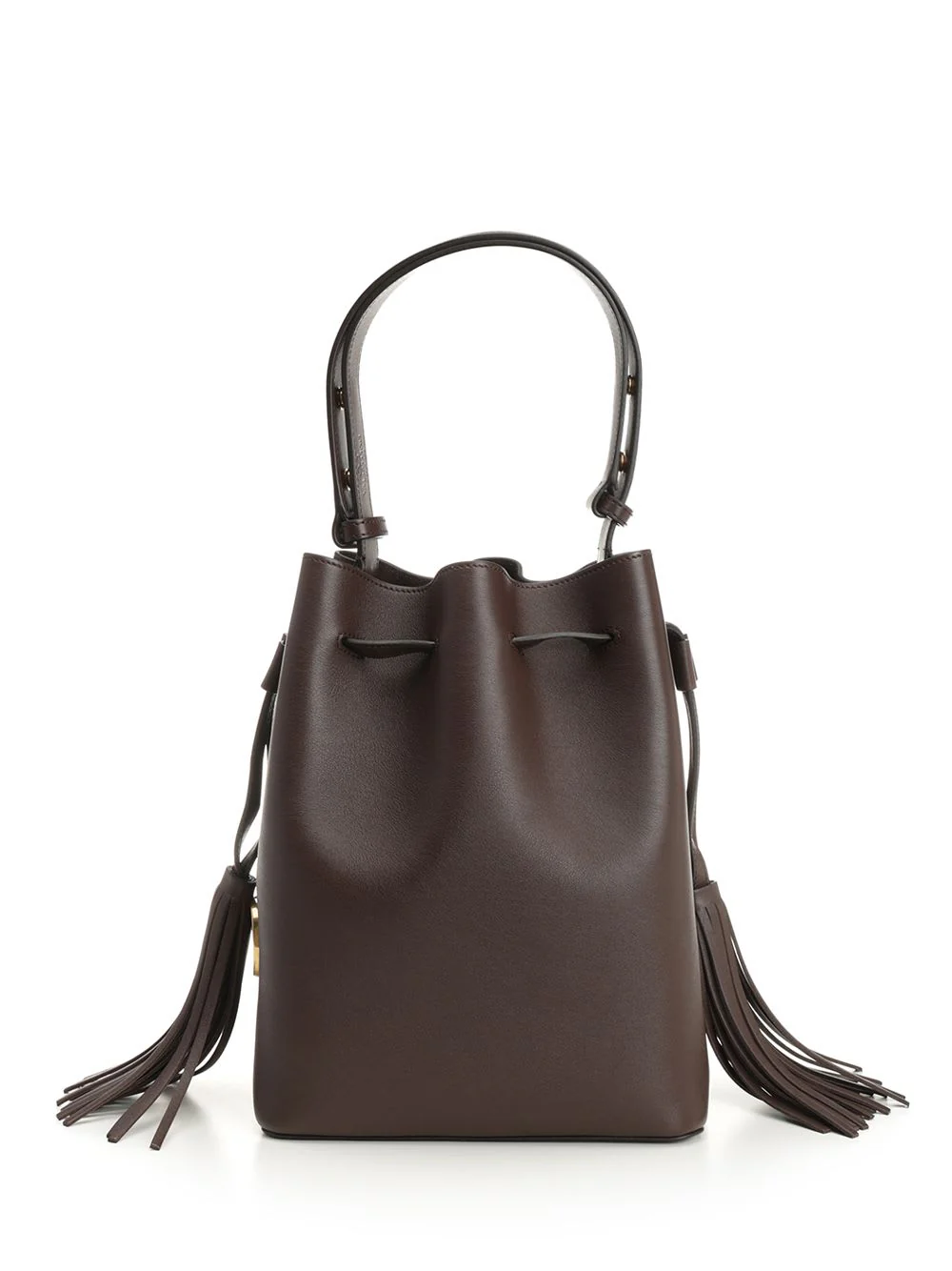 Valentino Garavani So Seau Drawstring Bag - Darkcoffee - Image 3