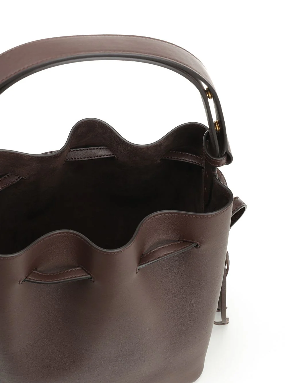 Valentino Garavani So Seau Drawstring Bag - Darkcoffee - Image 5