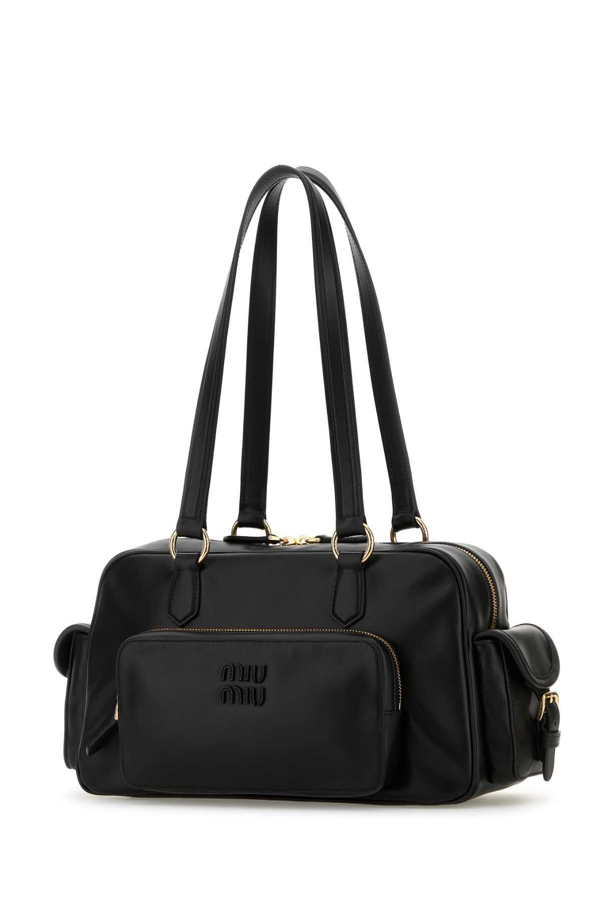 MIU MIU Leather Shoulder Bag - Nero - Image 2