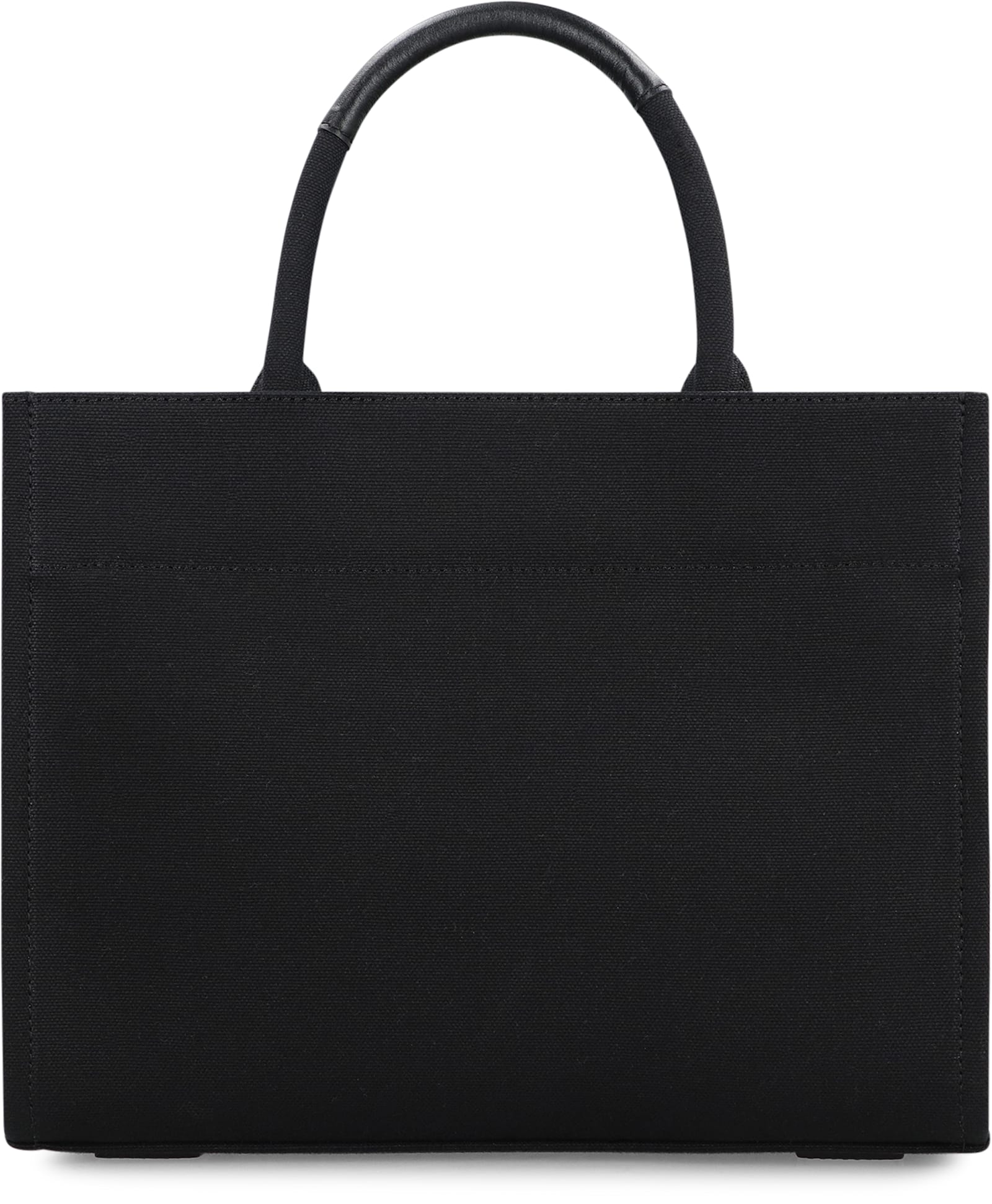 Versace Small Canvas Tote Bag - Black - Image 4