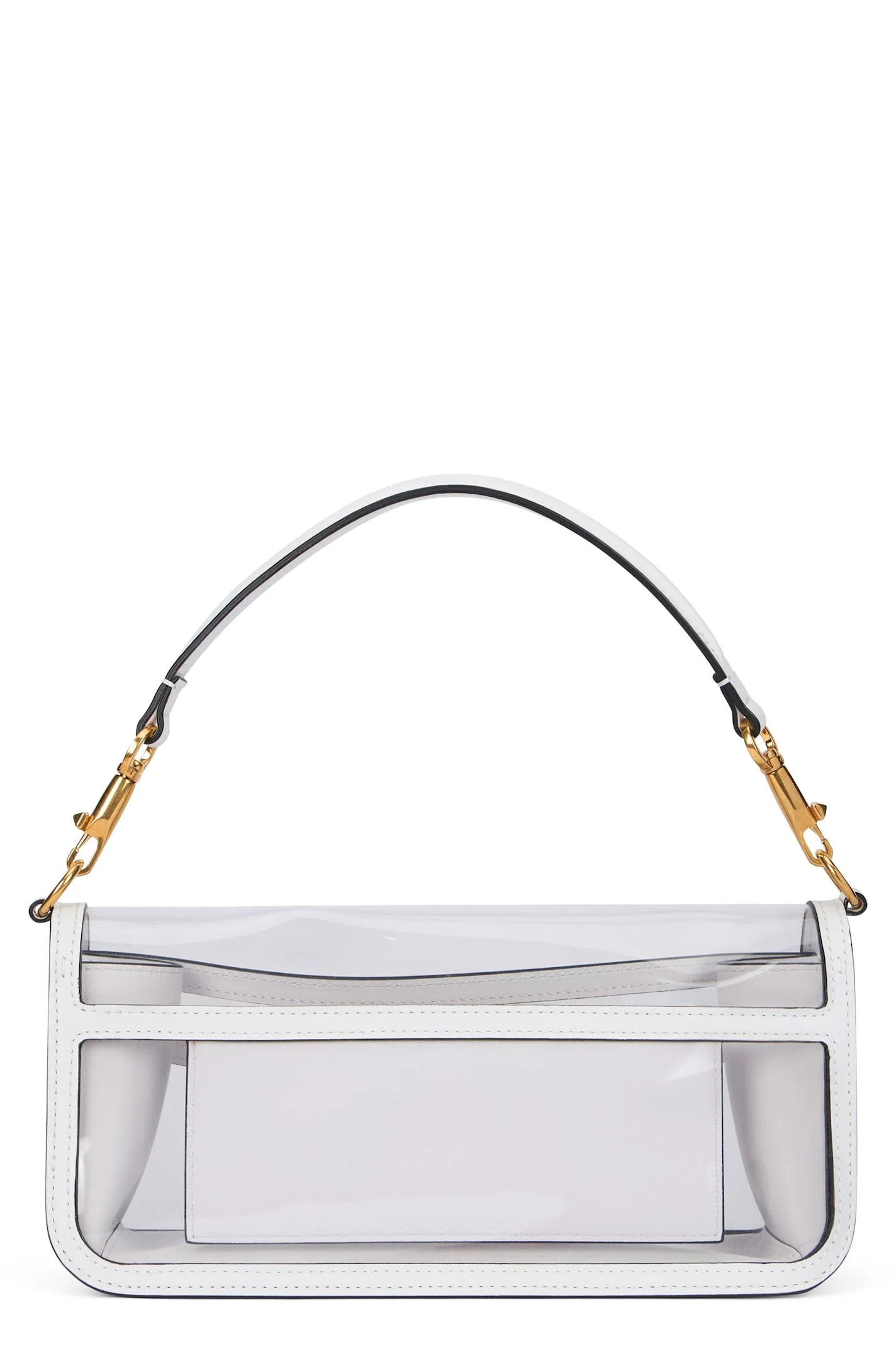 Valentino Garavani Loc Shoulder Bag - Transparent White - Image 3