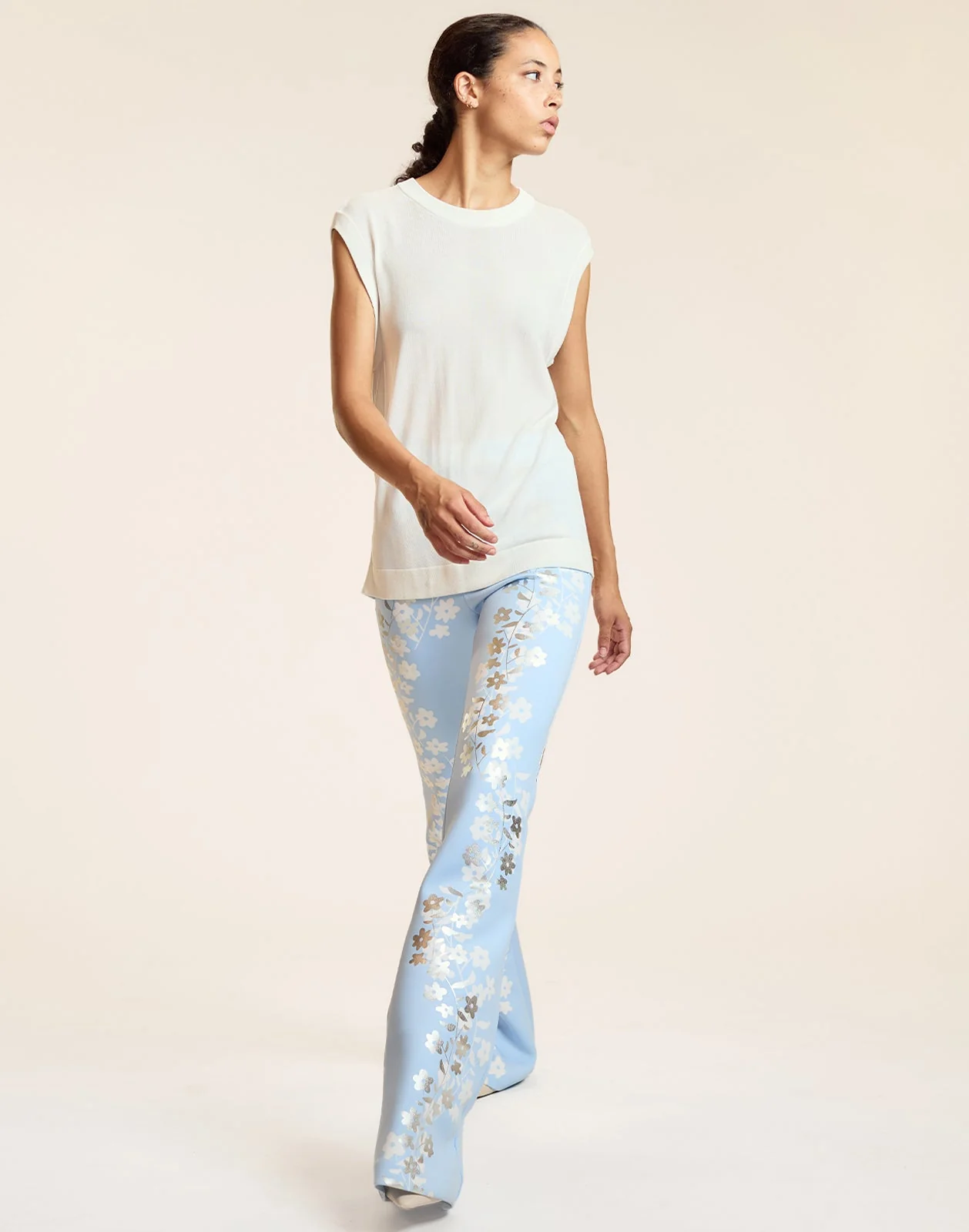 Cynthia Rowley Metallic Bonded Pants - Blusil - Image 2