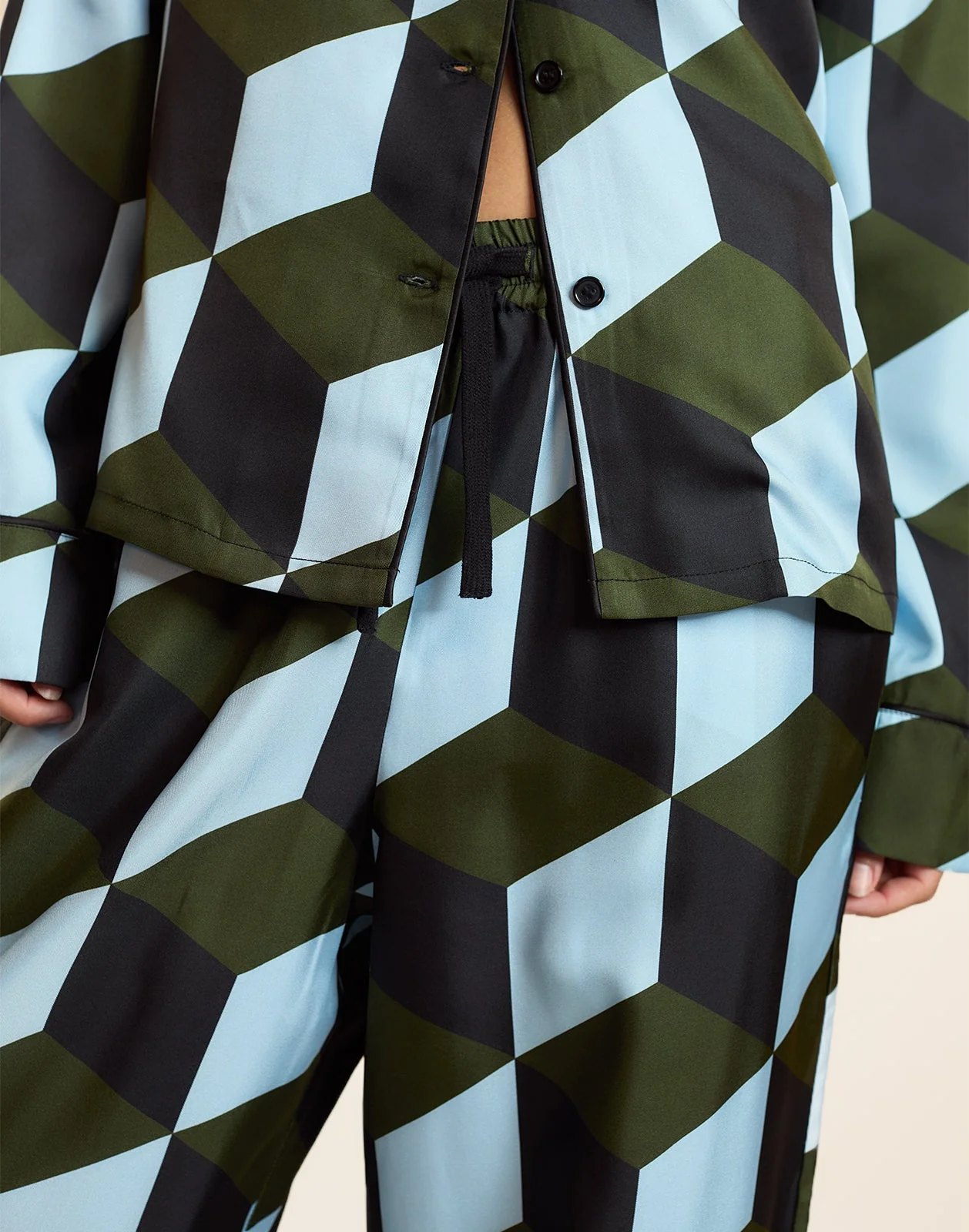 Cynthia Rowley Art Deco PJ Pants - Image 5