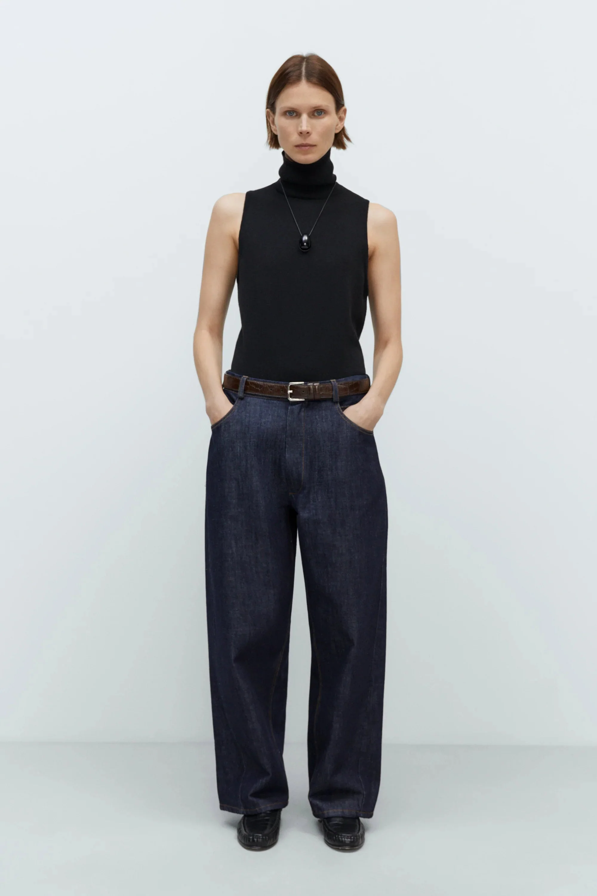 Cordera Denim Straight Pants - Image 2