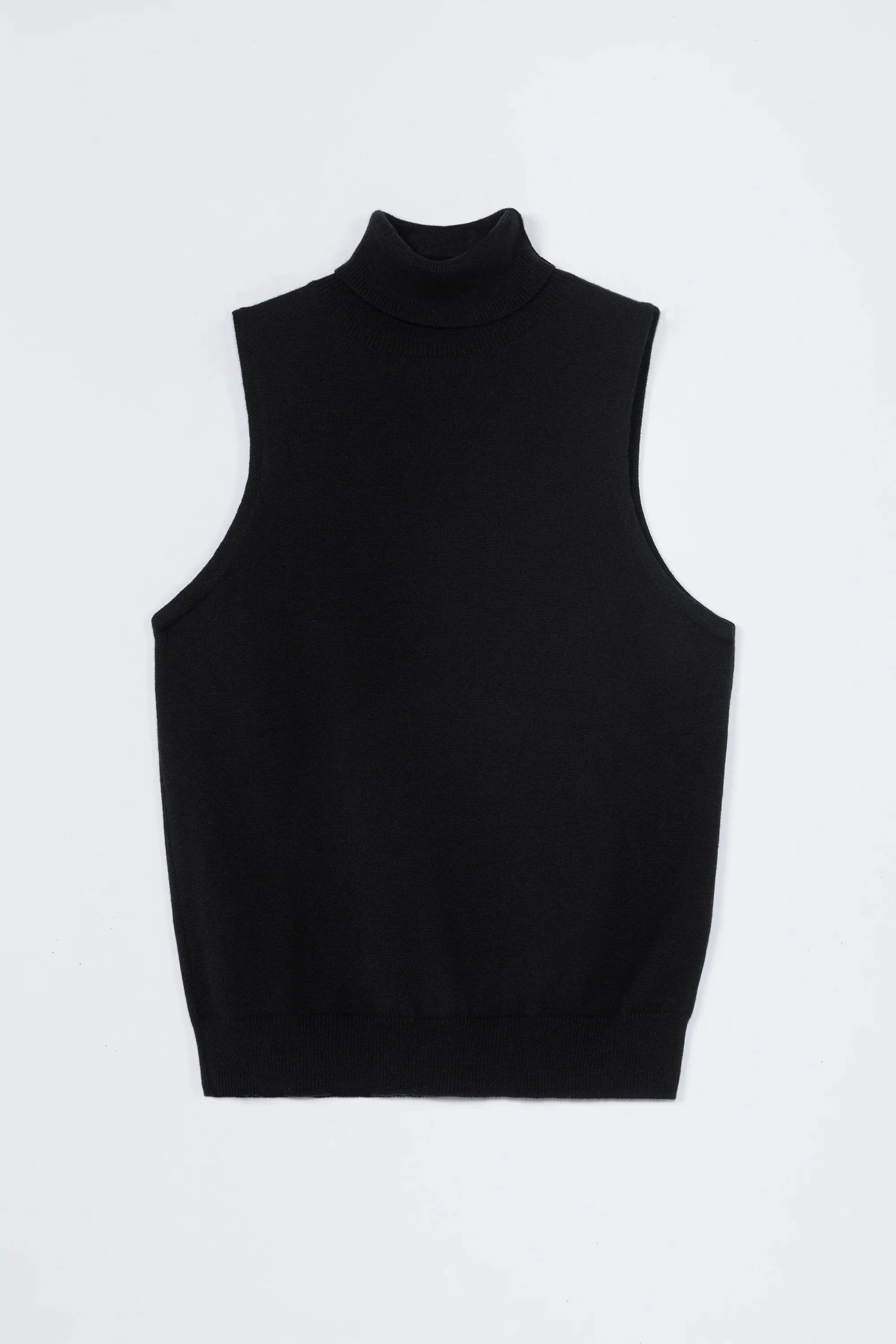 Cordera Merino Wool Turtleneck Vest - Image 4