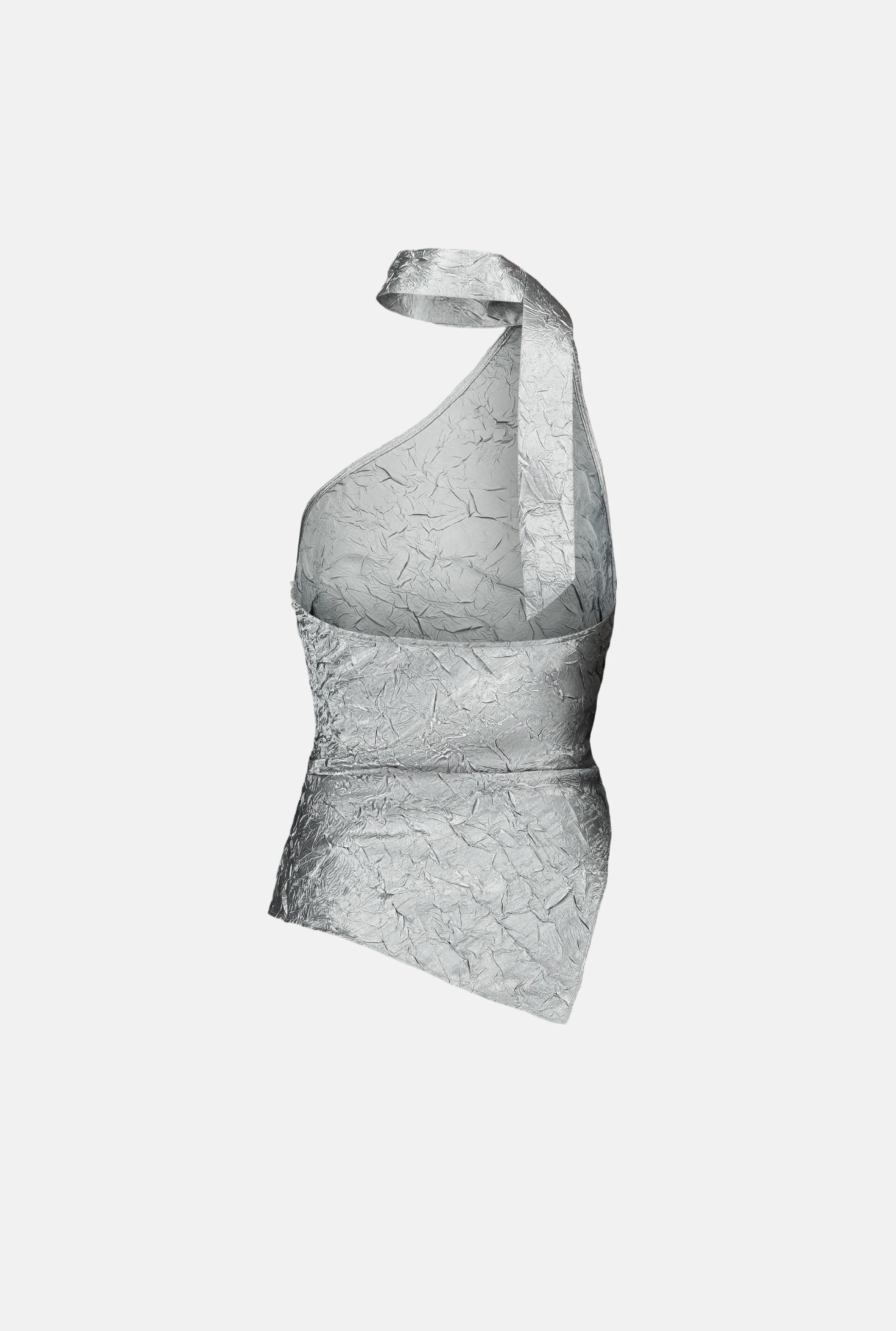 SAEMDI One-Shoulder Scarf Top - Image 4