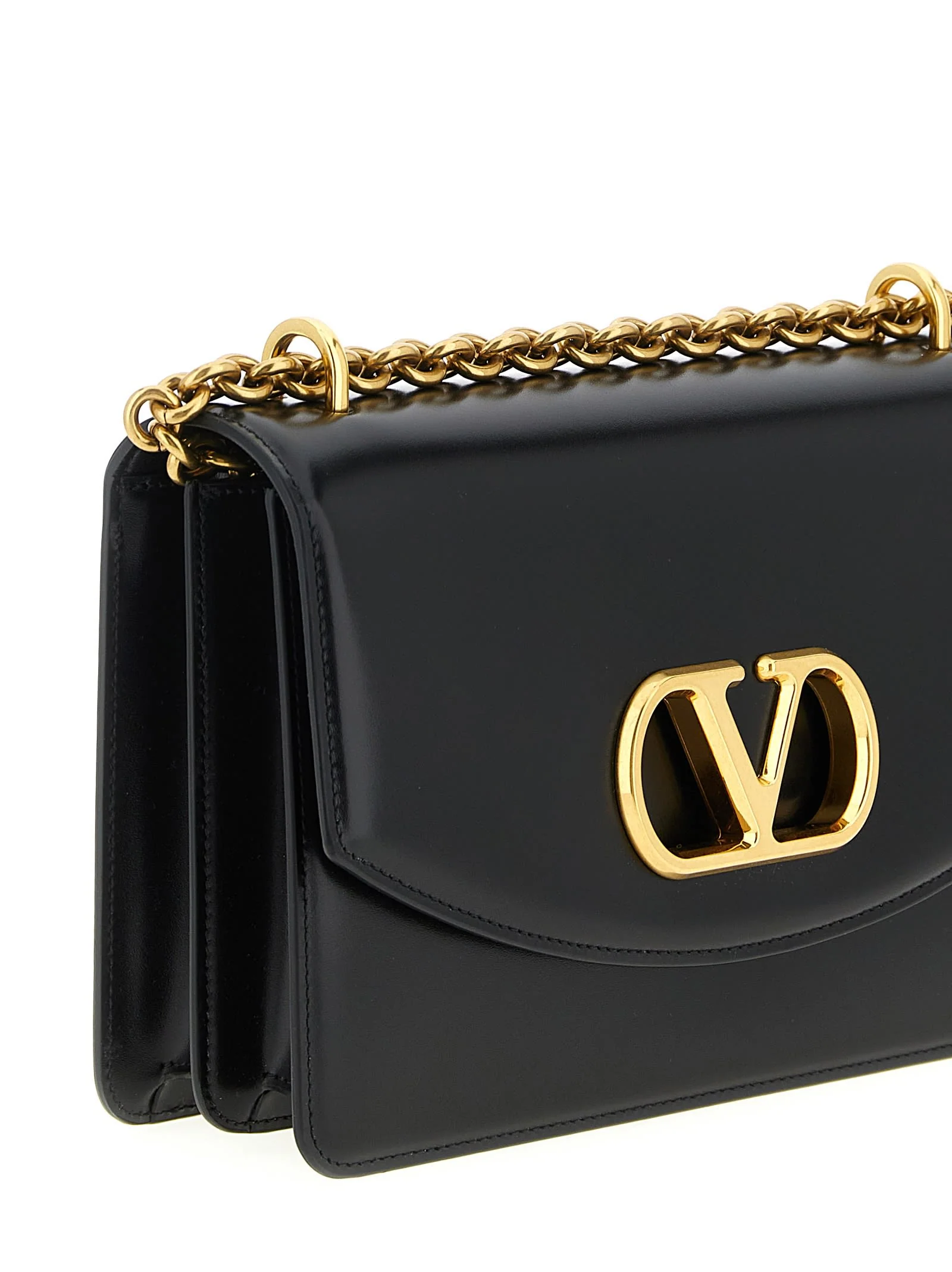 Valentino Garavani Vain Shoulder Bag - Black - Image 3
