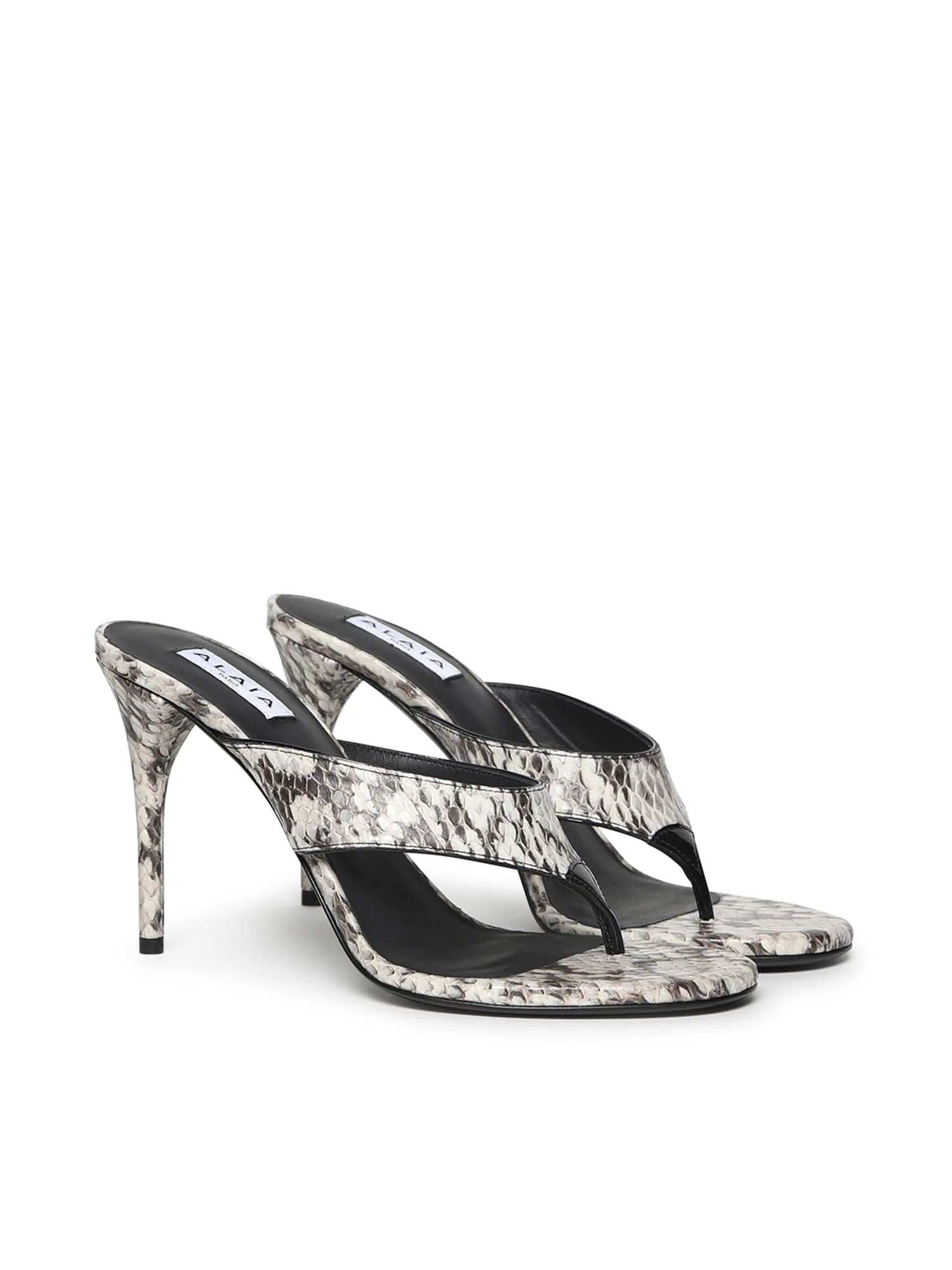 Alaia Elaphe Flip-flop Mules - Image 2