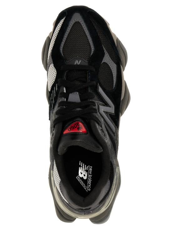 New Balance 9060 Sneakers - Black Castlerock Rain Cloud - Image 4
