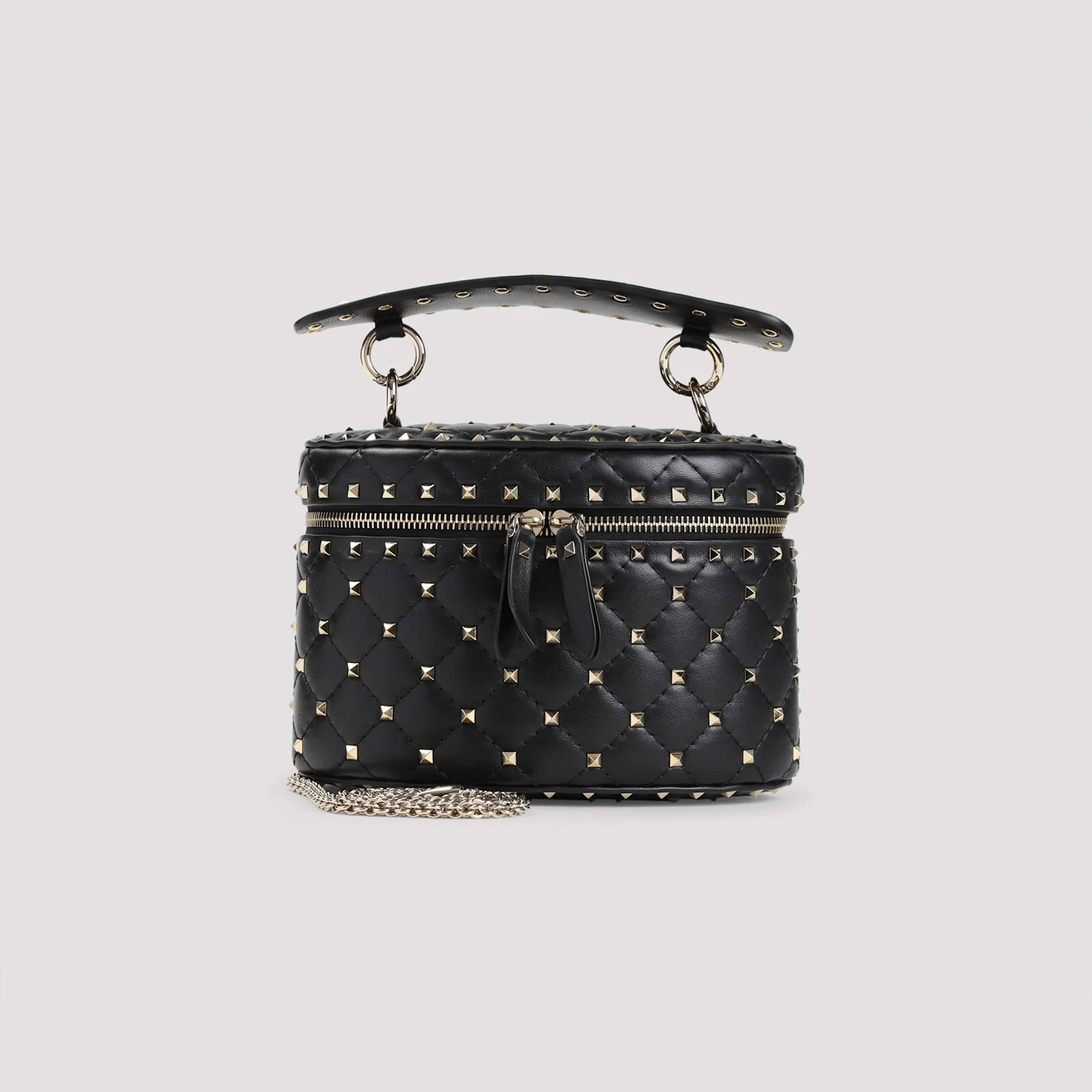 Valentino Garavani Rockstud Spike Shoulder Bag - No Nero - Image 3