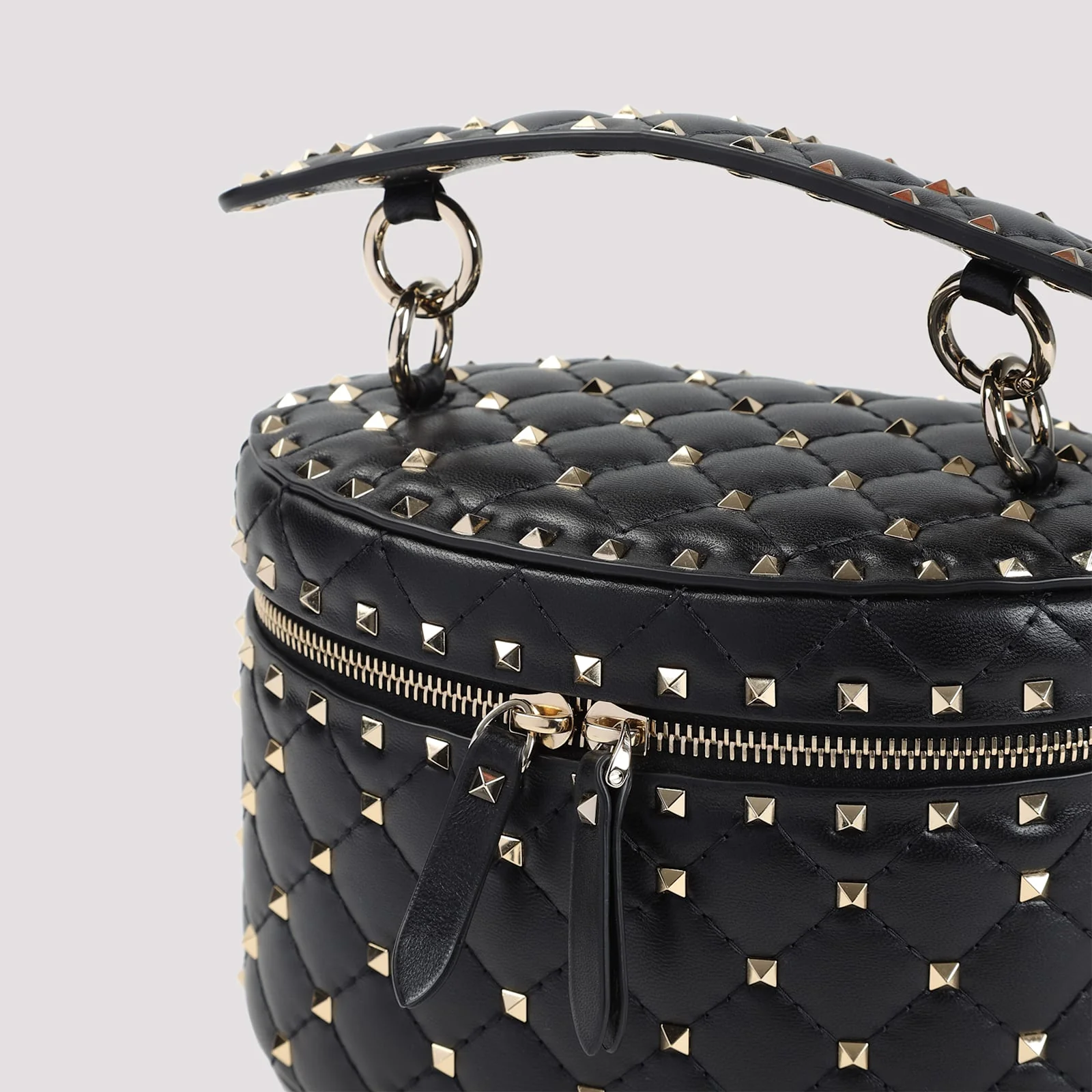 Valentino Garavani Rockstud Spike Shoulder Bag - No Nero - Image 5