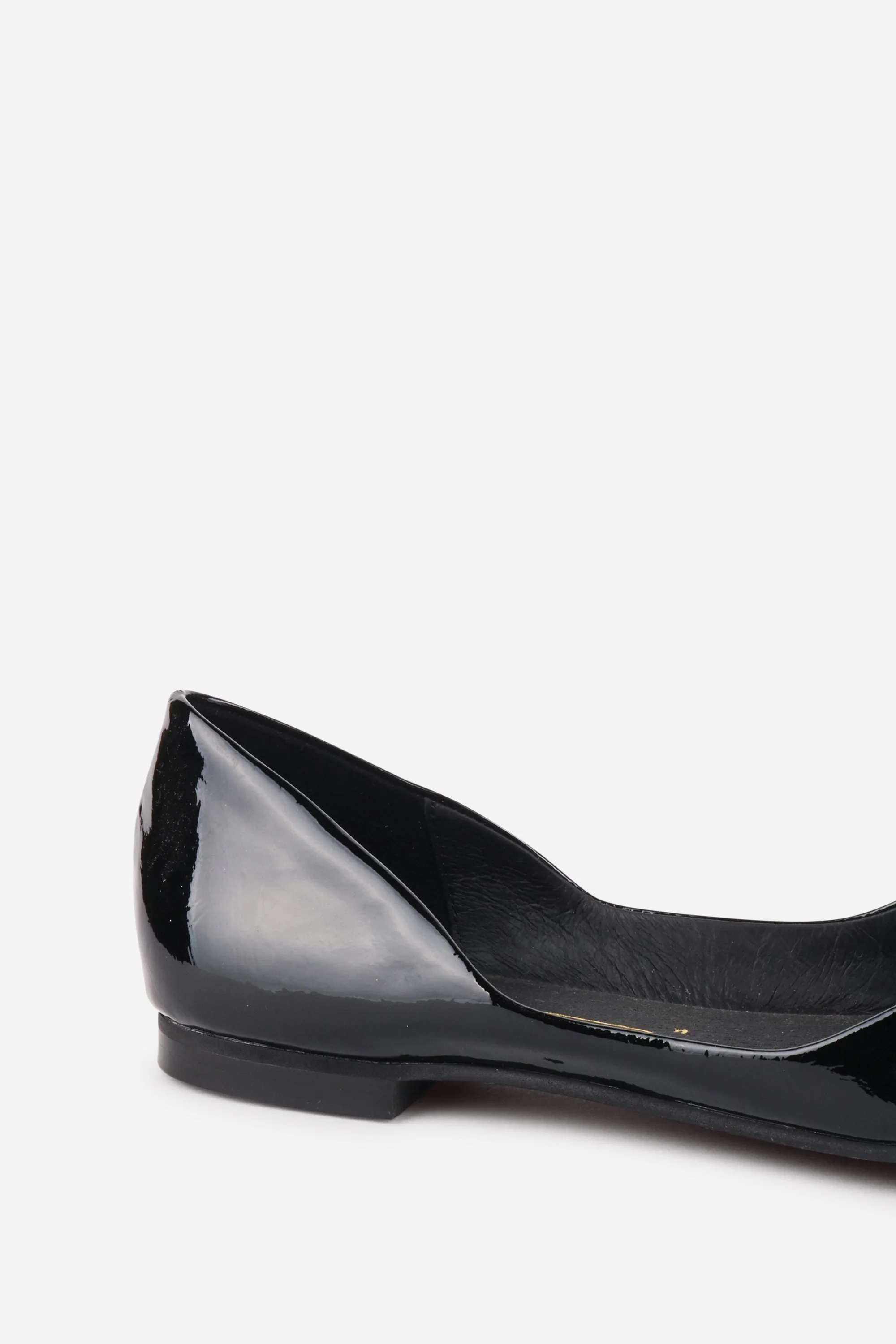 "INTENTIONALLY __________." Cecilia Patent Ballet Flat - Black - Image 5