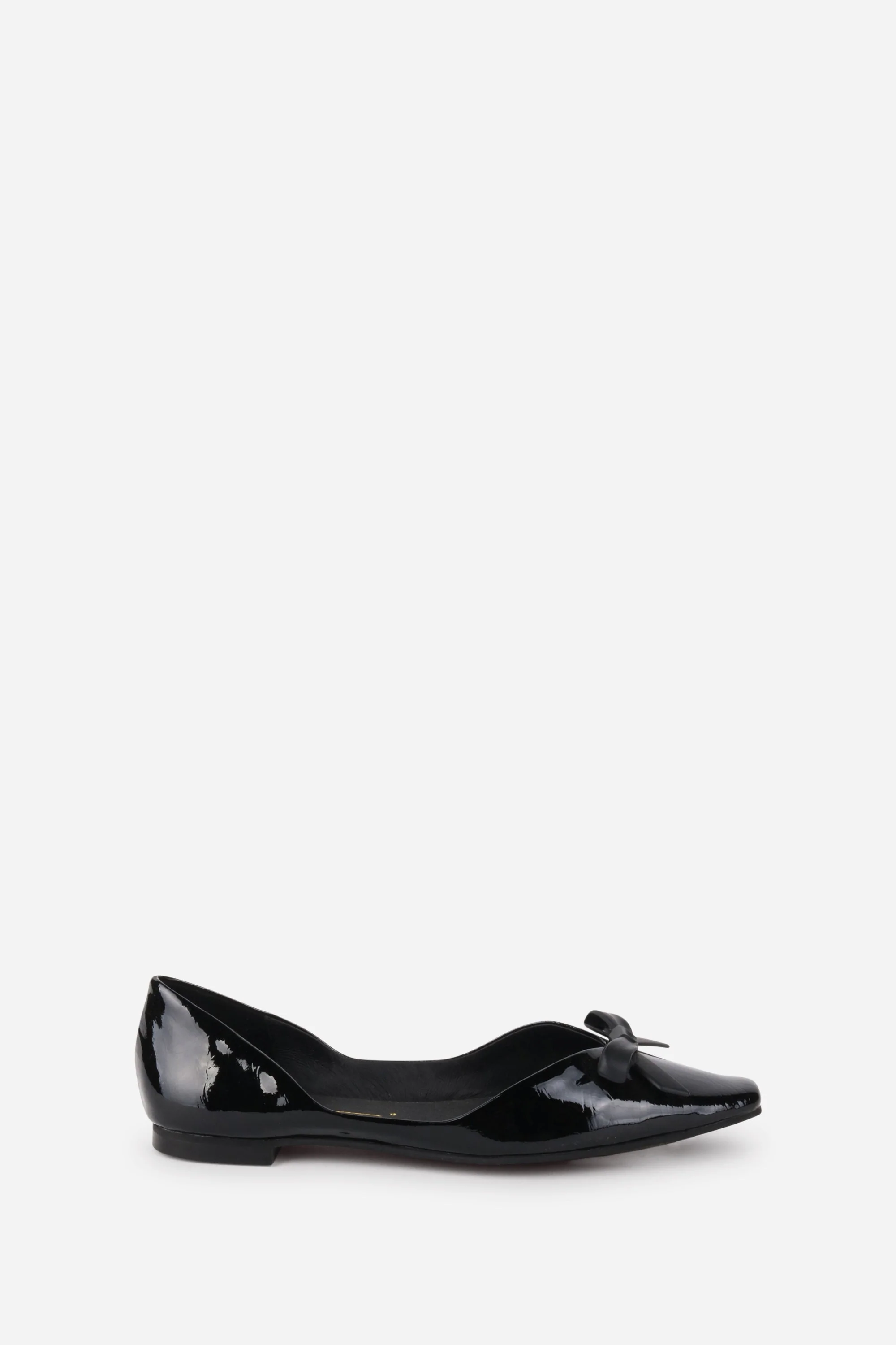 "INTENTIONALLY __________." Cecilia Patent Ballet Flat - Black - Image 6