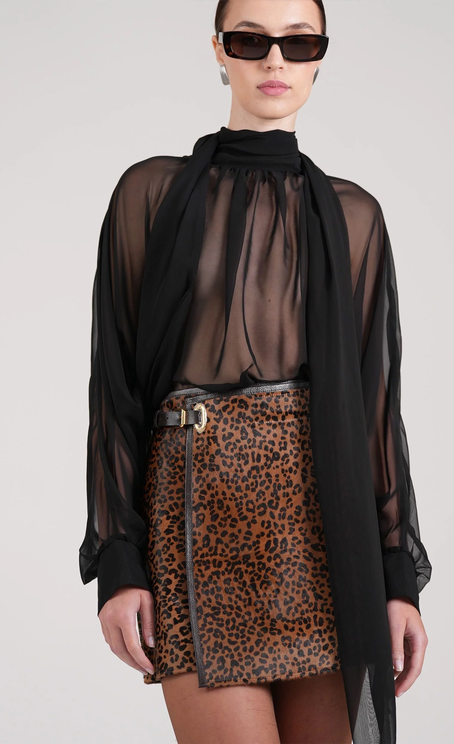 Nonchalant Label Blaine Skirt - Cheetah - Image 4