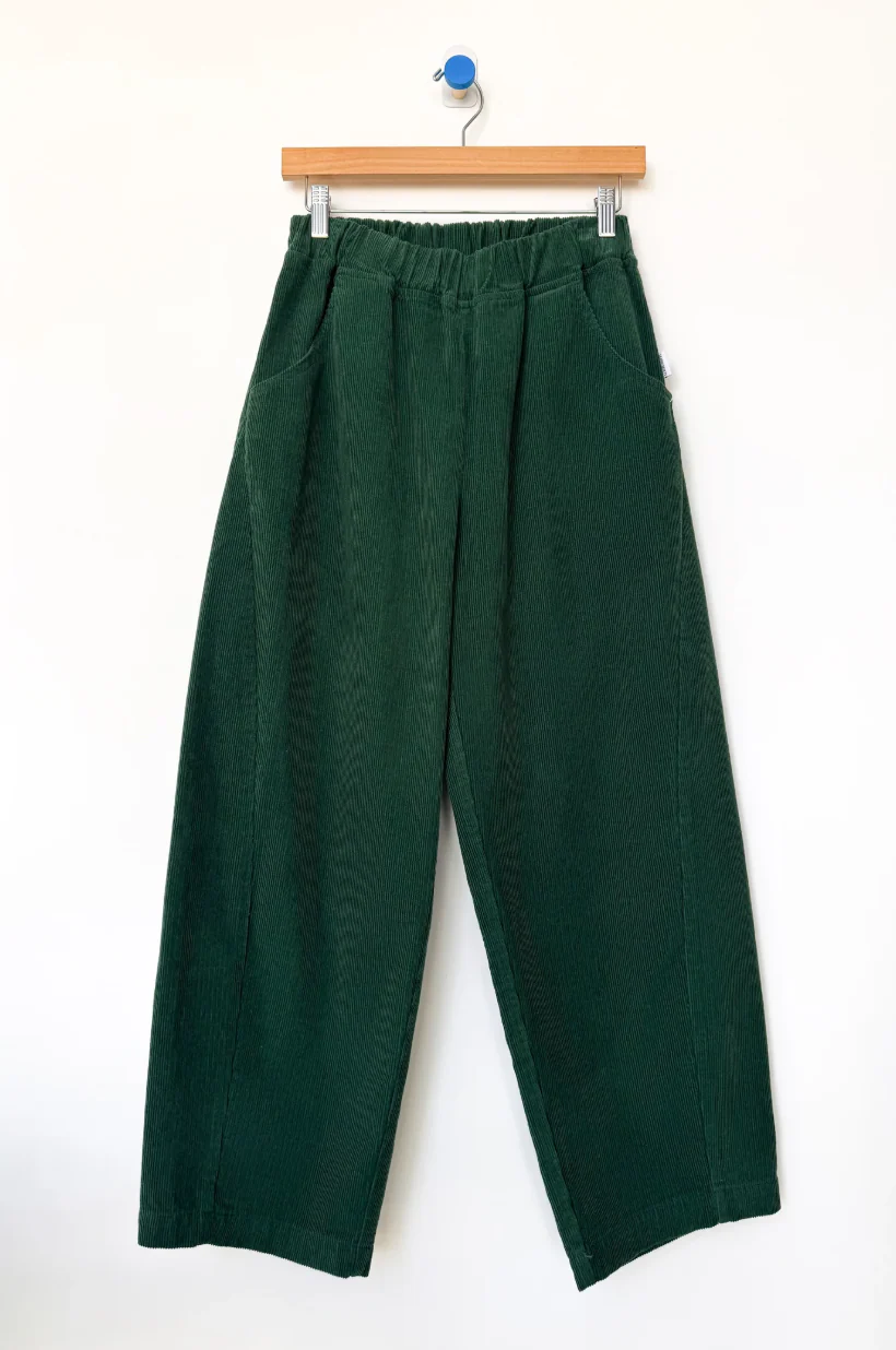 Le Bon Shoppe Corduroy Arc Pants - Foret - Image 6
