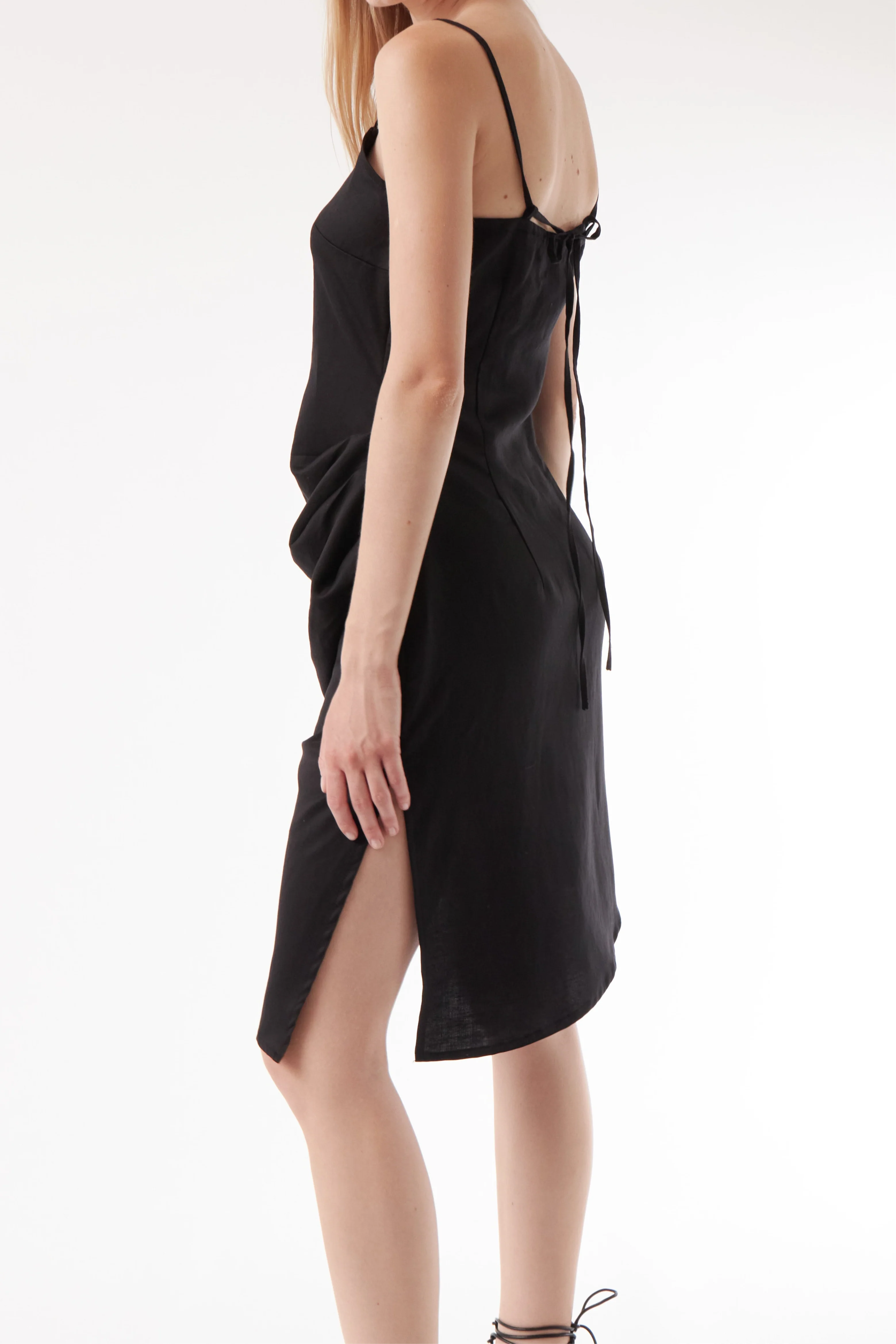 Colmillo de Morsa Draped Dress - Image 6