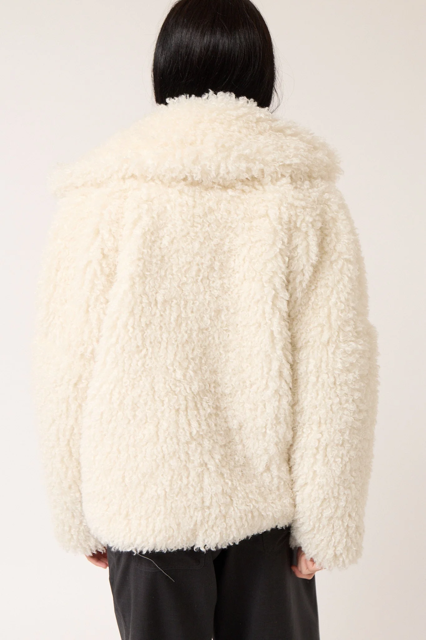 Colmillo de Morsa Shearling Jacket - Beige - Image 3