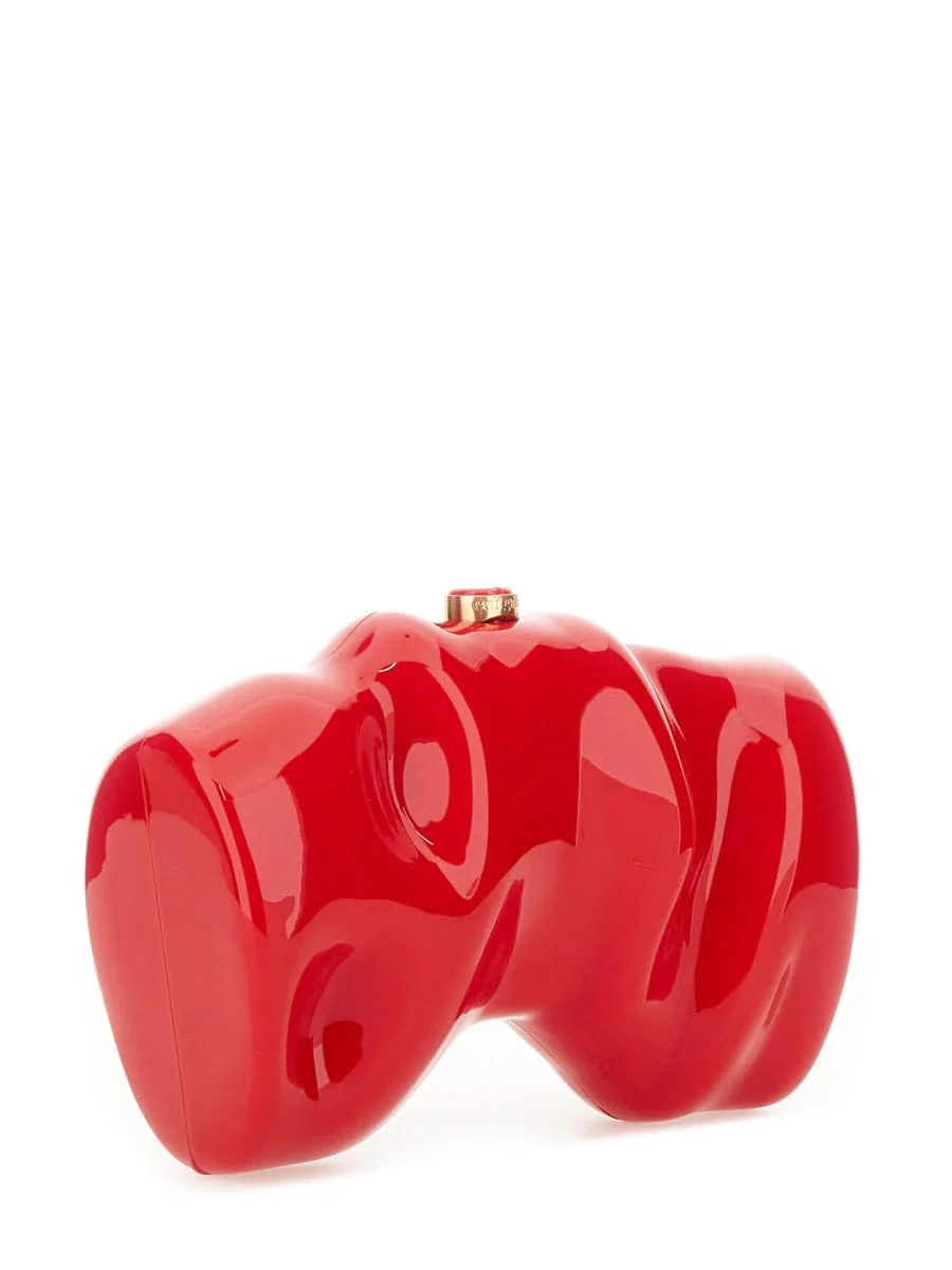 Cult Gaia Scrunch Clutch - Red - Image 2
