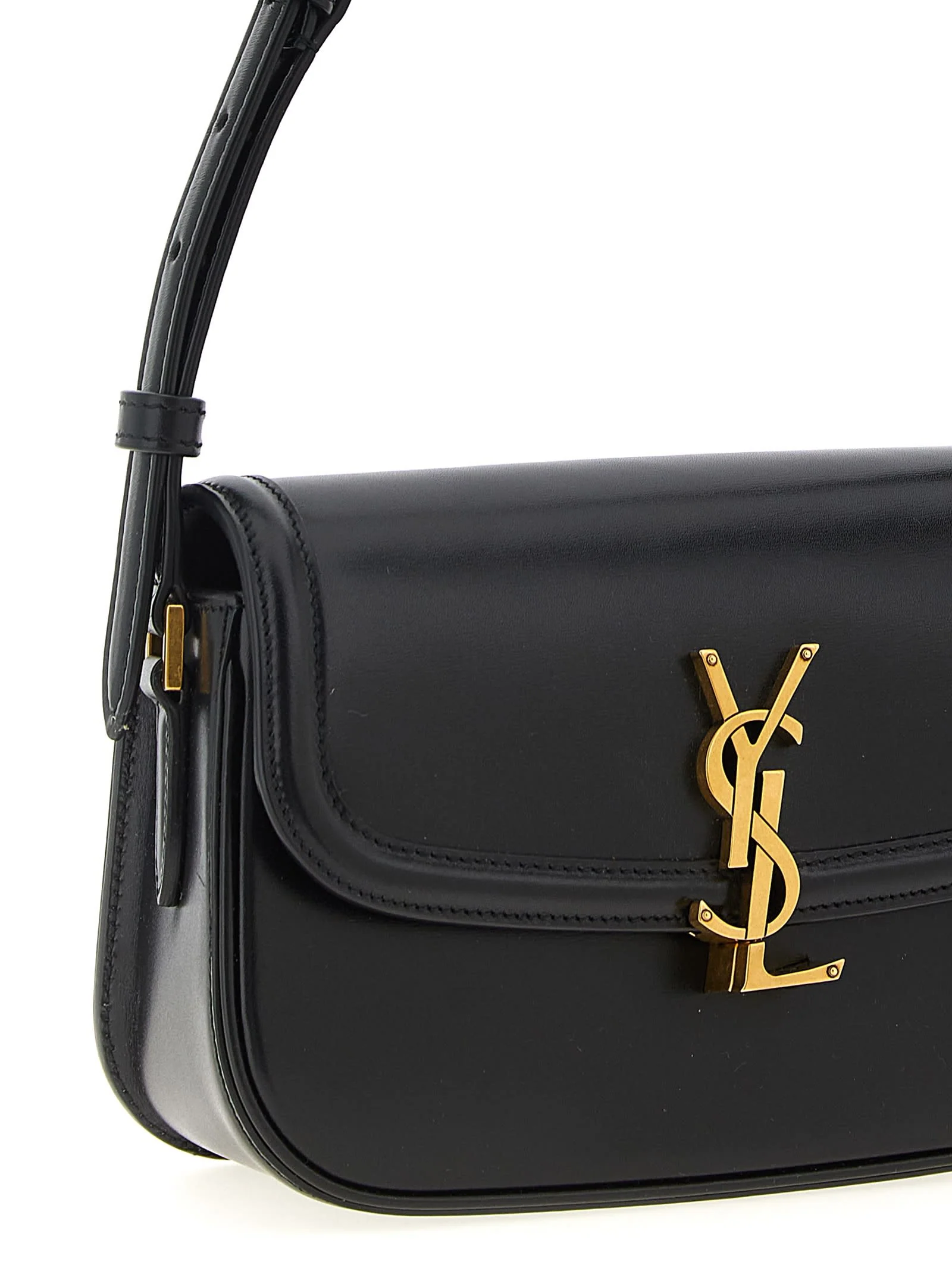Saint Laurent Solferino Mini Shoulder Bag - Black - Image 3