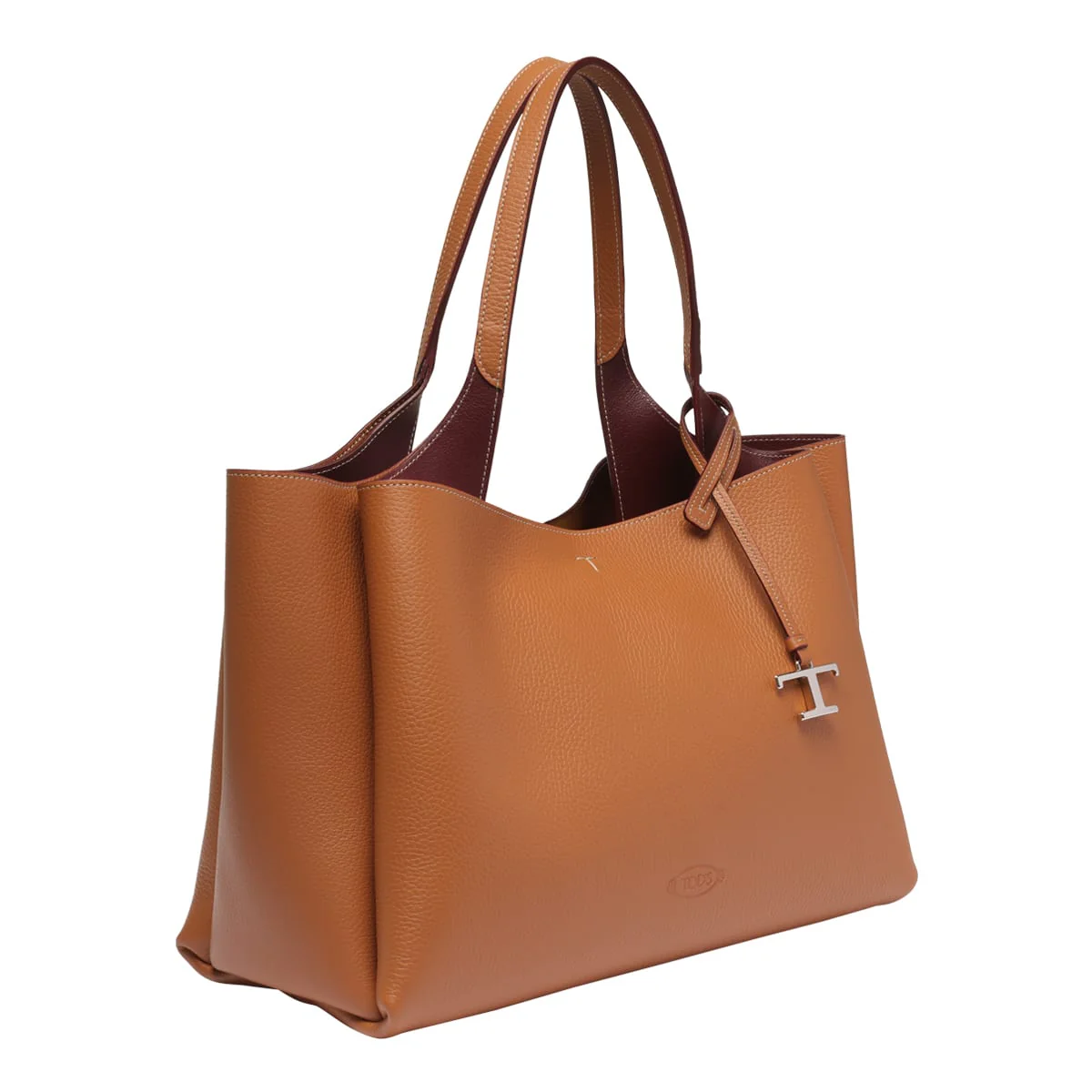 Tod's Leather Tote Bag - Brown - Image 2