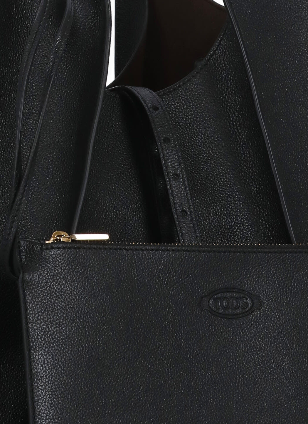 Tod's T Timeless Shopping Bag Tote Bag - Black - Image 4