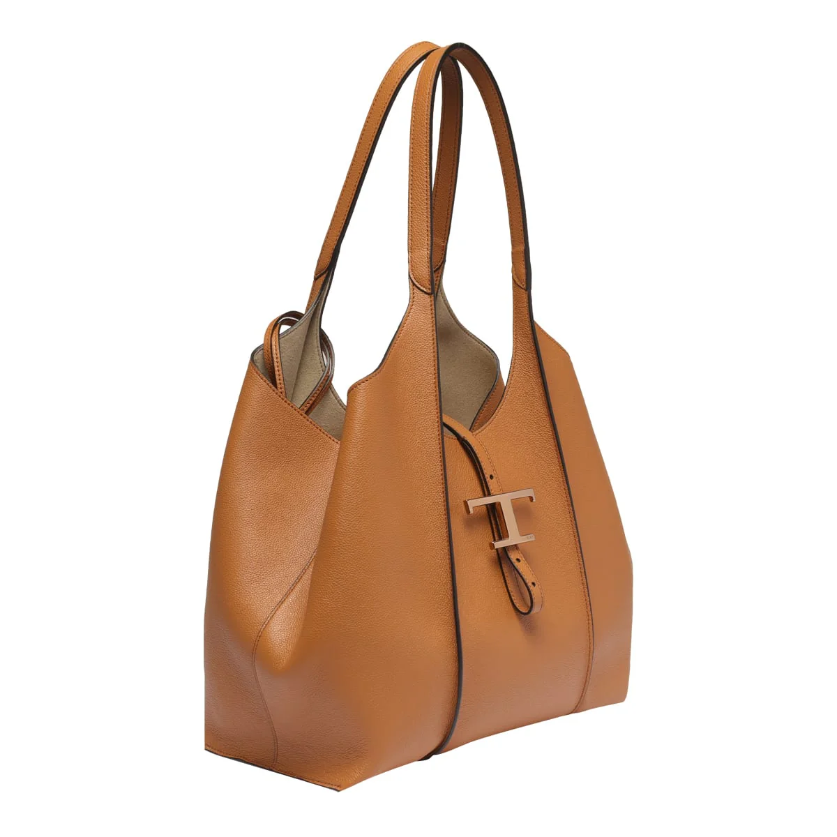 Tod's T-timeless Mini Shopping Bag Tote - Brown - Image 2
