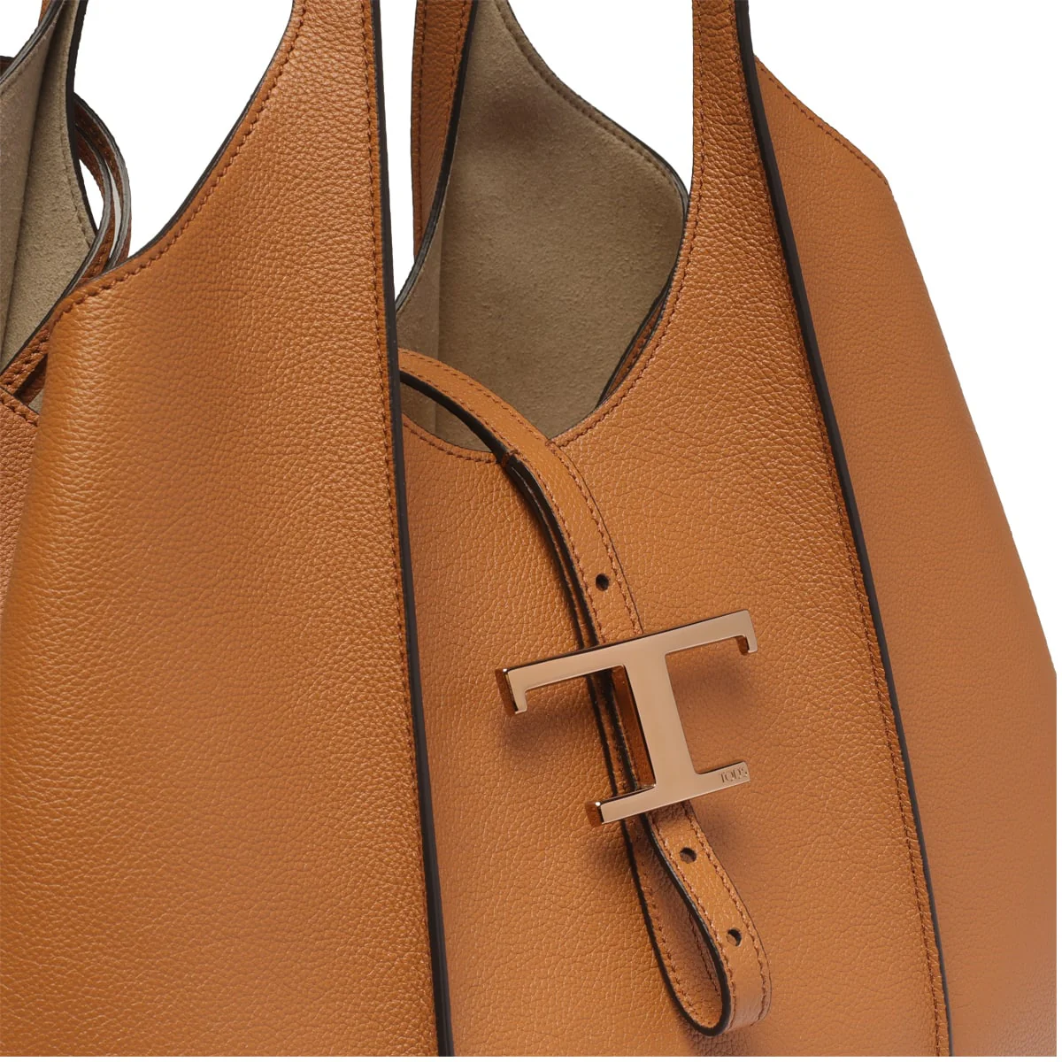Tod's T-timeless Mini Shopping Bag Tote - Brown - Image 4