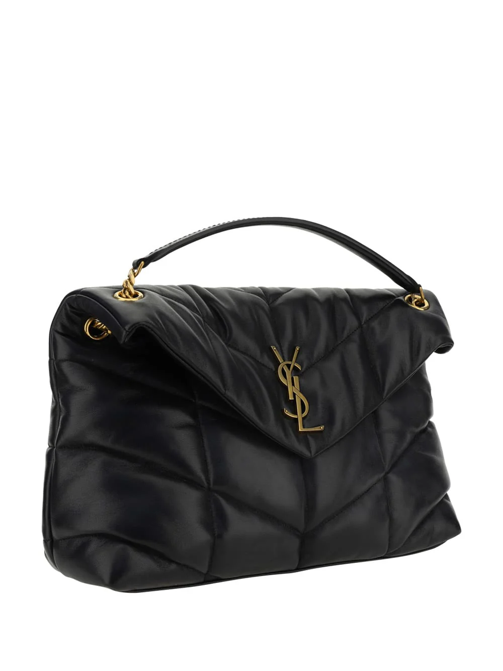 Saint Laurent Loulou Puffer Bag - Black - Image 2