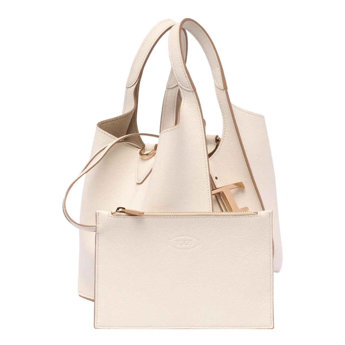 Tod's Mini T-timeless Shopping Bag - White - Image 4