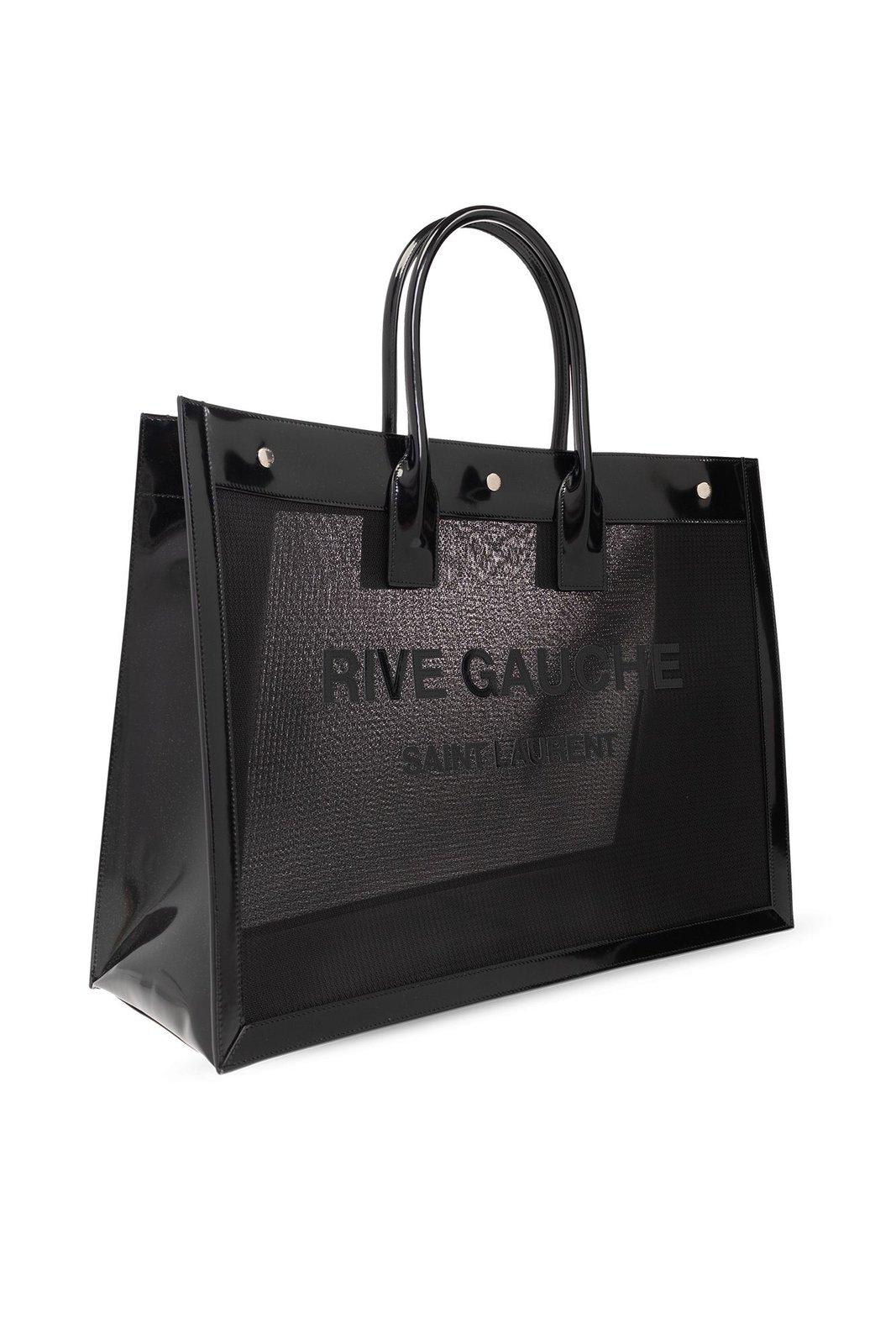 Saint Laurent Rive Gauche Top Handle Bag - Black - Image 3