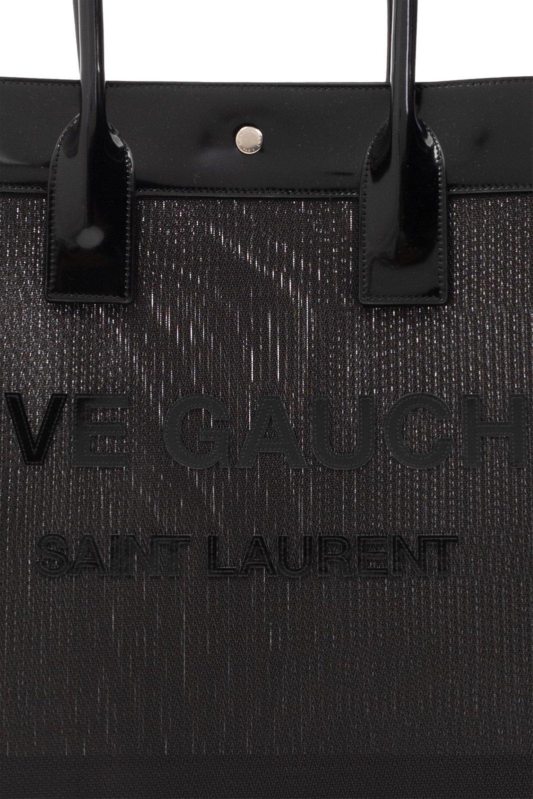 Saint Laurent Rive Gauche Top Handle Bag - Black - Image 5