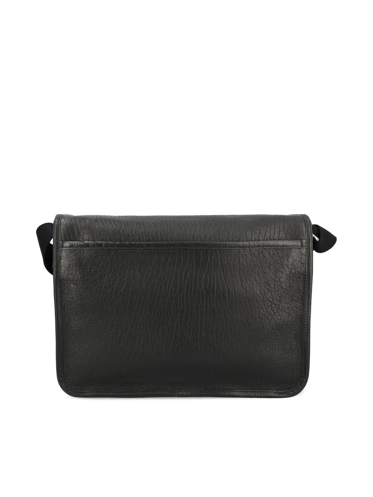 Saint Laurent Niki Logo Plaque Messenger Bag - Black - Image 2
